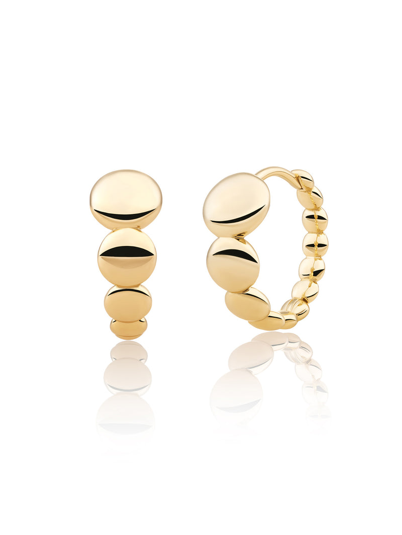 Bubble Creolen - Gold Plated