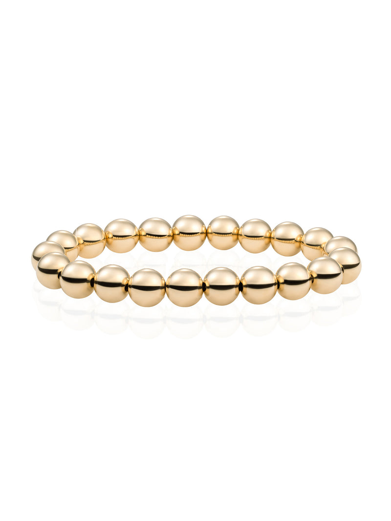 Saturn Armband 8mm - 0.00 / 0.00 / Rhodium Plated