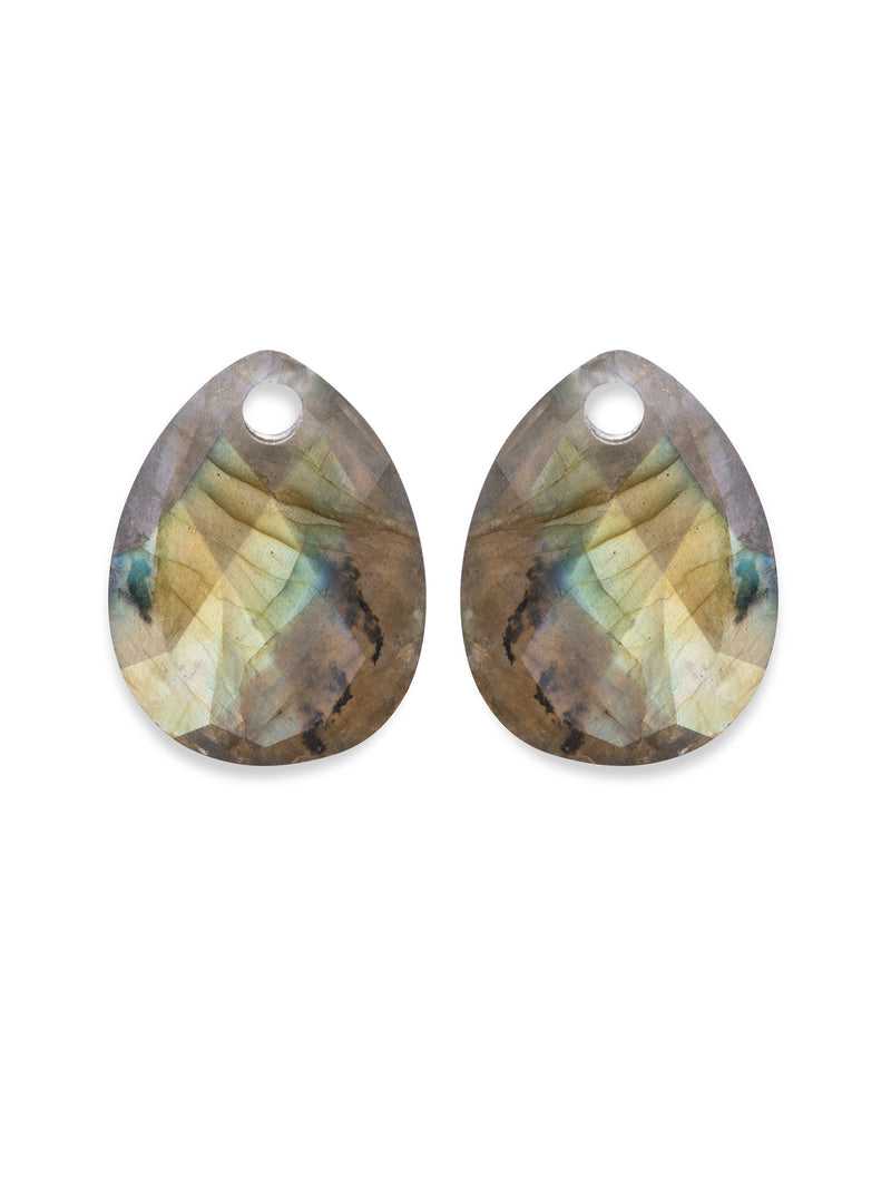 Oorbel Edelstenen Afterglow Labradorite - Oorbel Edelstenen Afterglow Labradorite