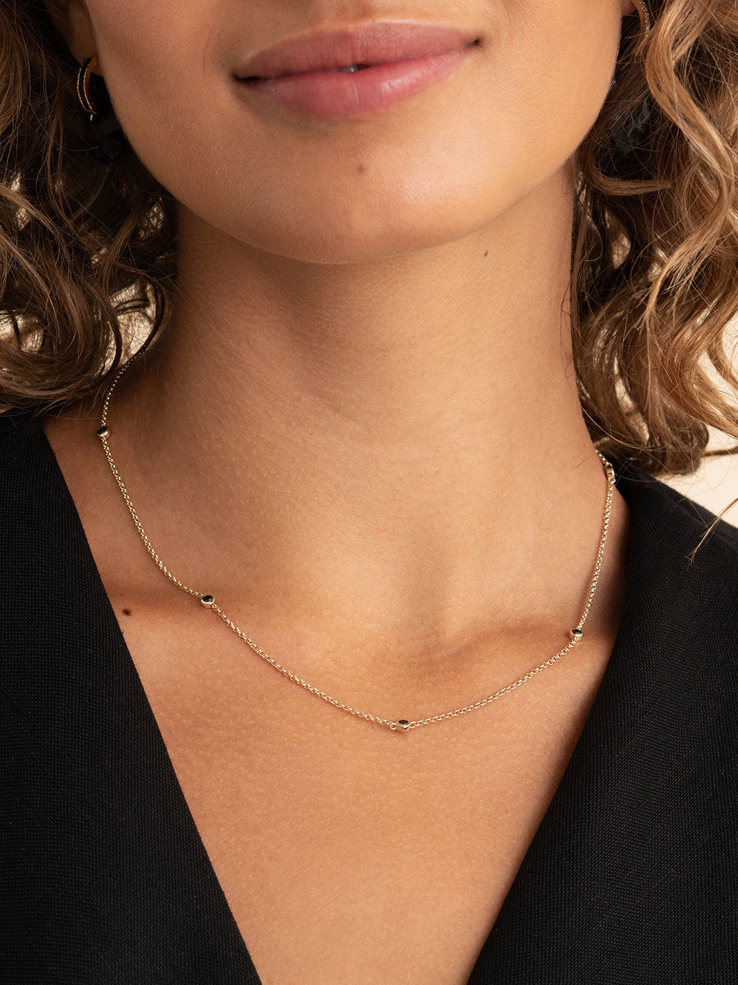 anchor-ketting-zirconia-zwart