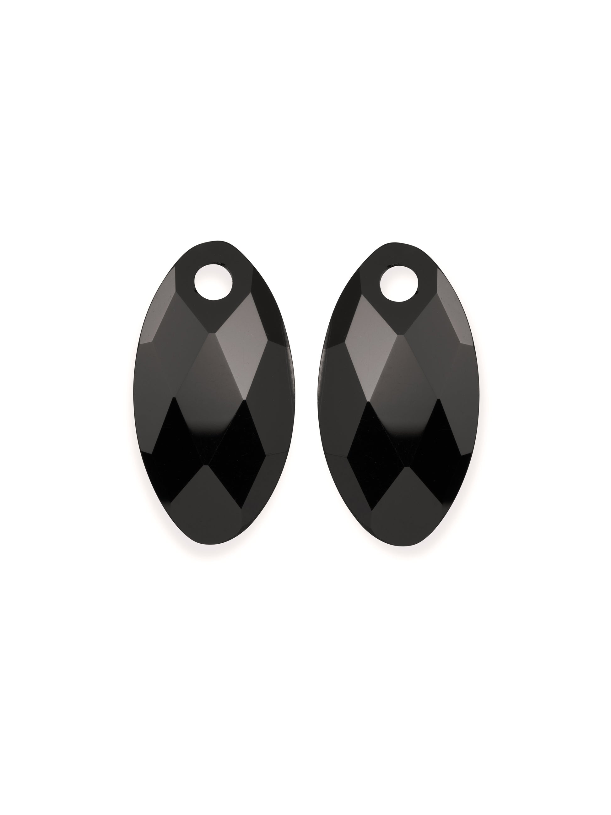 Oorbel Edelstenen Leaf Onyx