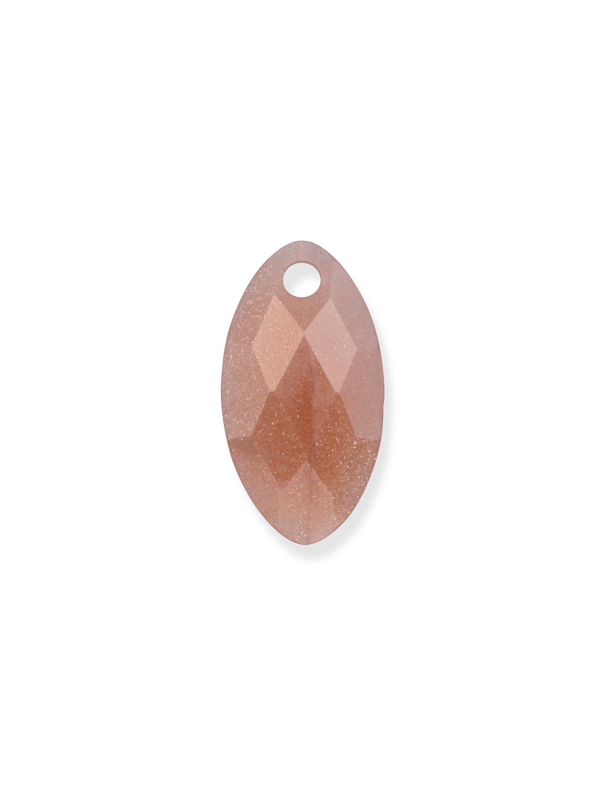 Pendant Edelsteen Leaf Sunstone