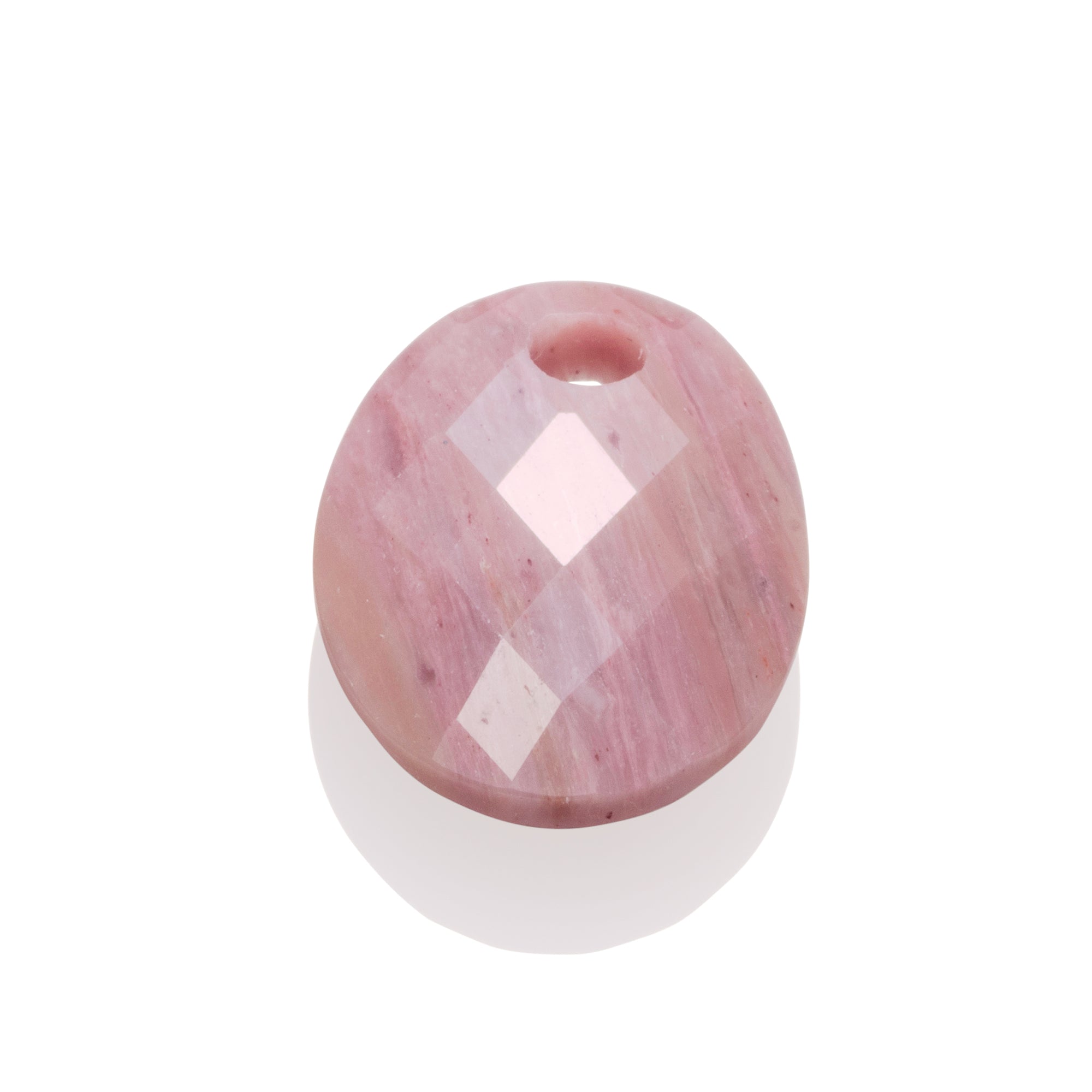 Pink Rhodonite Medium Oval ketting edelsteen
