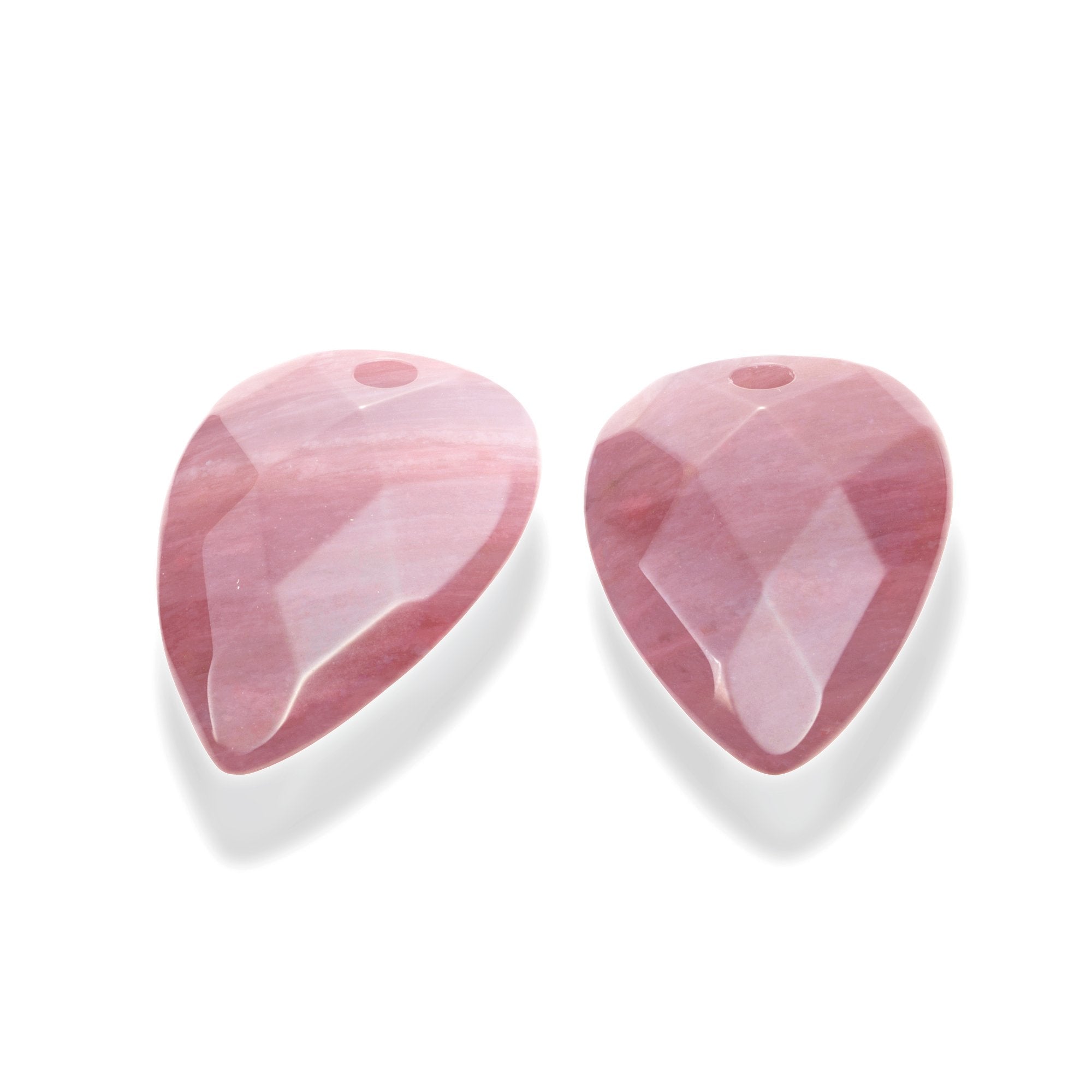 Pink Rhodonite Blossom oorbel edelstenen