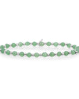 925 sterling zilveren armband met groene aventurijn edelstenen