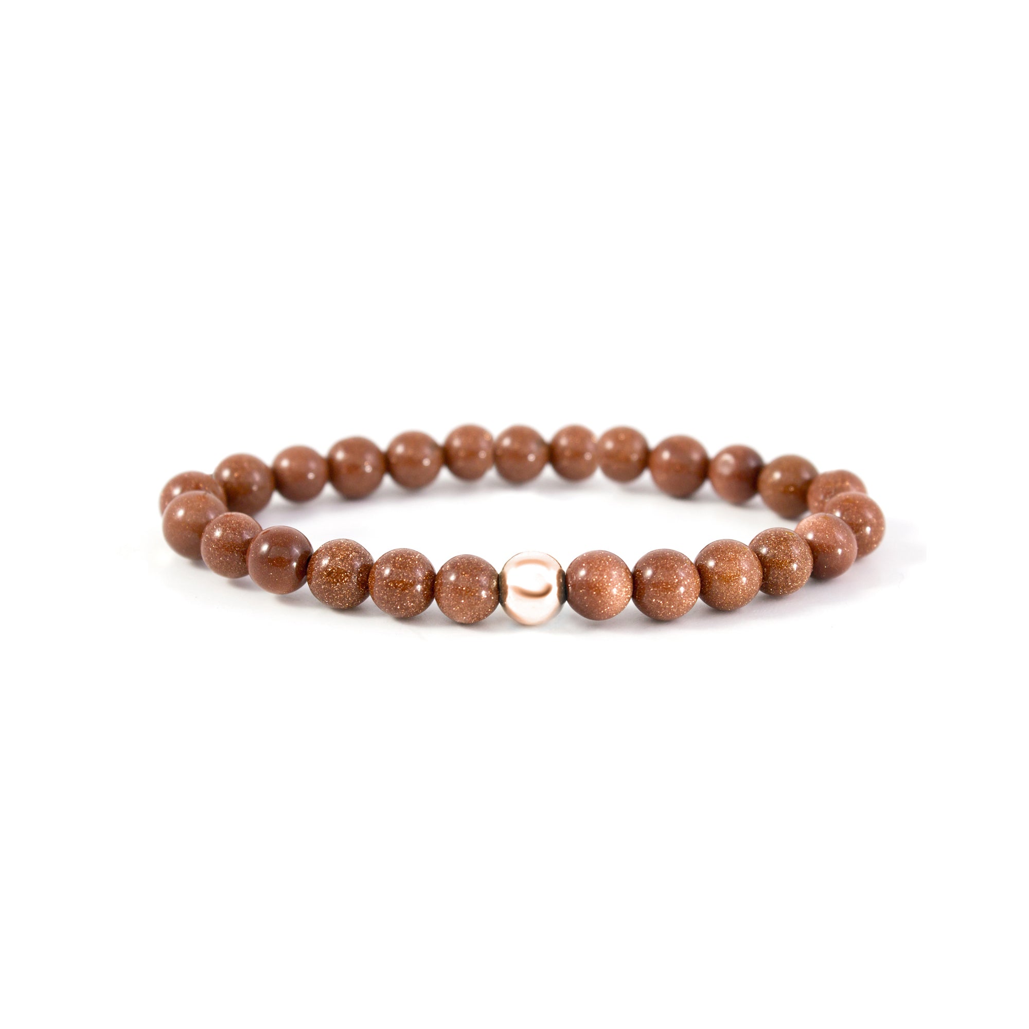 Goldstone Brown Saturn Small 4MM