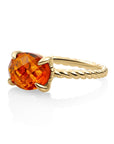 Twist Ring Citrine Quartz - 9 karaat