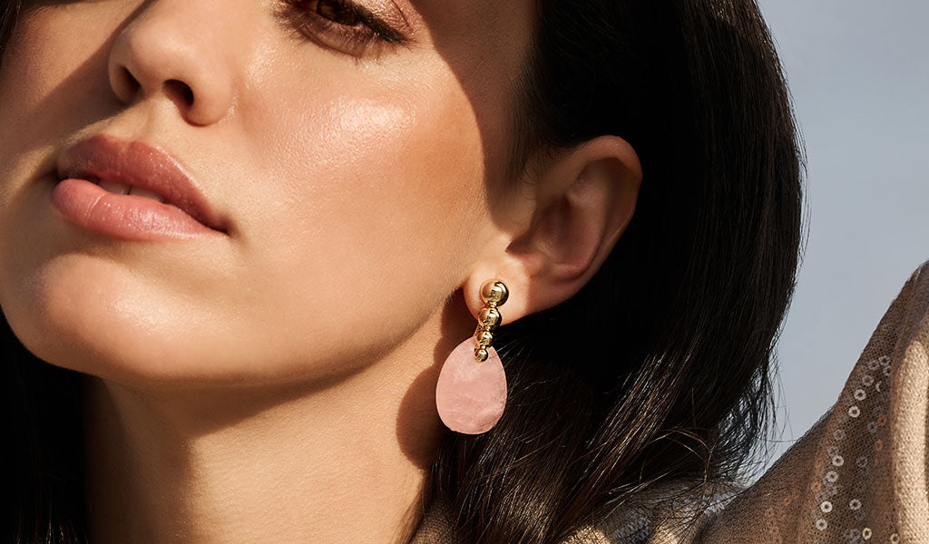 Welke sieraden combineren met rose quartz?