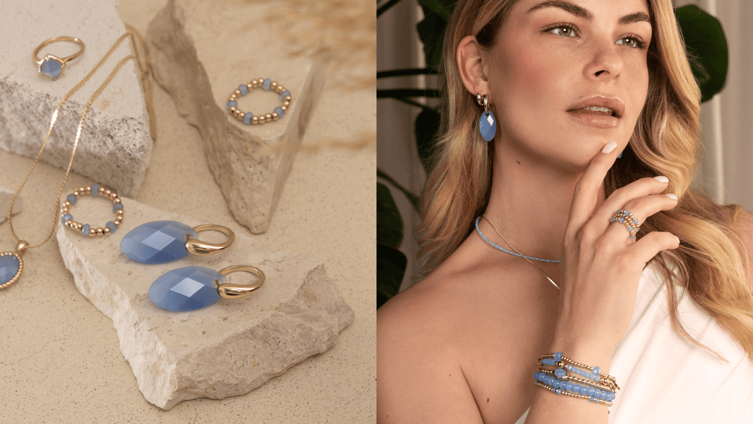 Milky Blue Jade sieraden: een zachte baby blue kleur