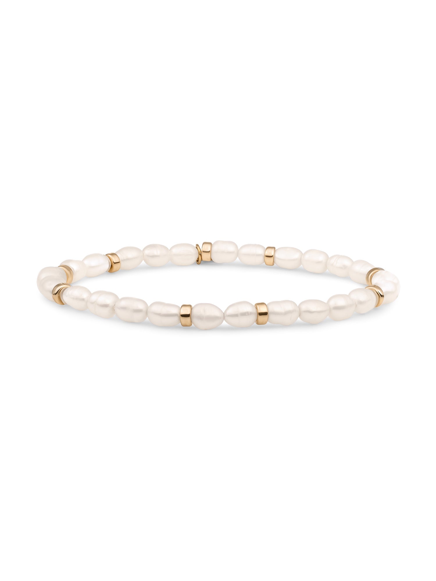 Roundel Interstellar Armband Pearl - Gold Plated