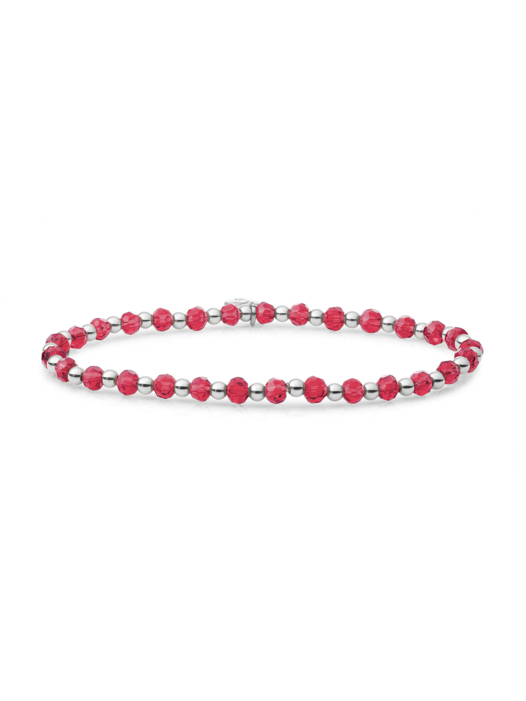 Interstellar Armband Fuchsia Quartz - Rhodium Plated
