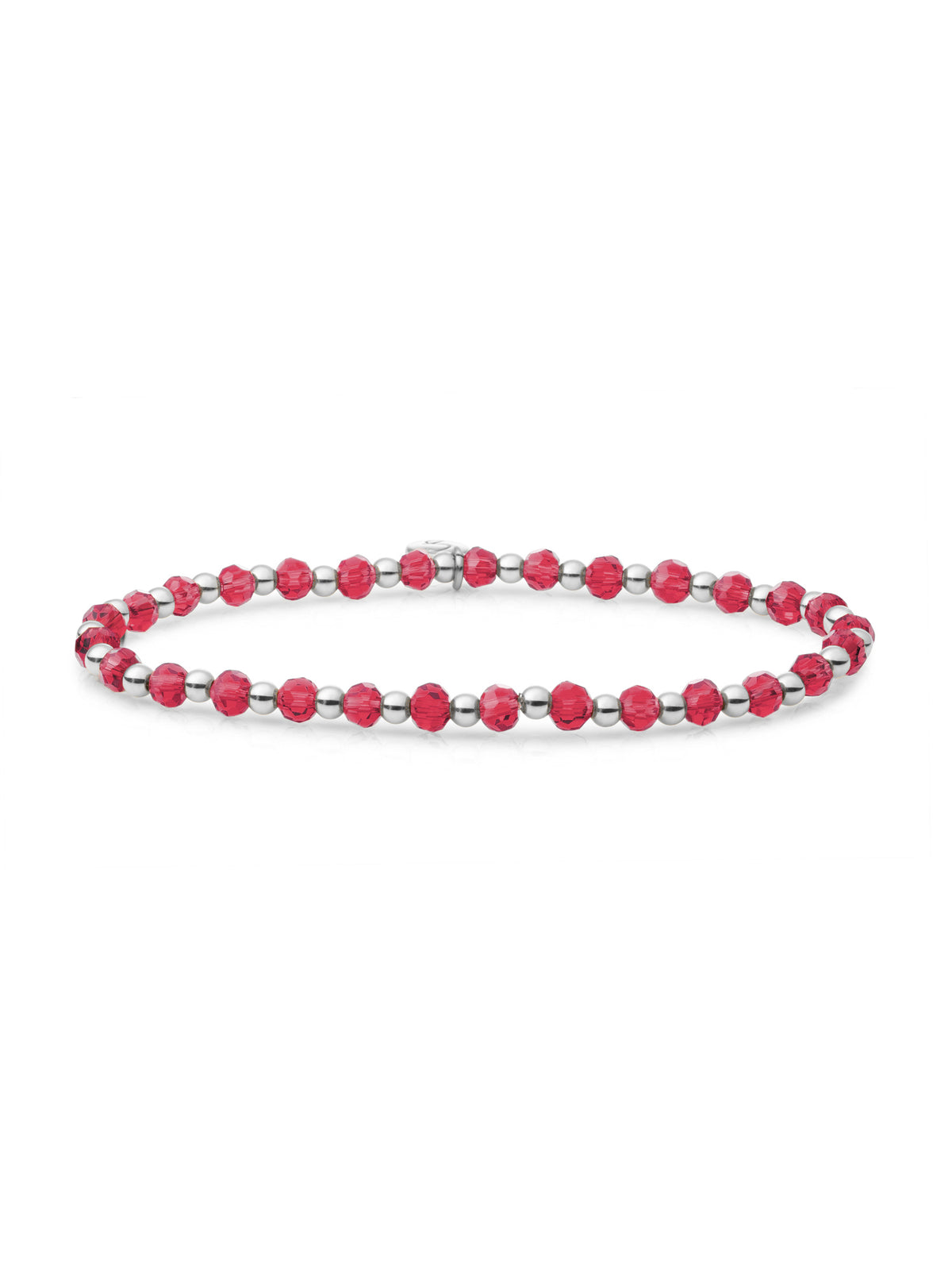 Interstellar Armband Fuchsia Quartz - Rhodium Plated