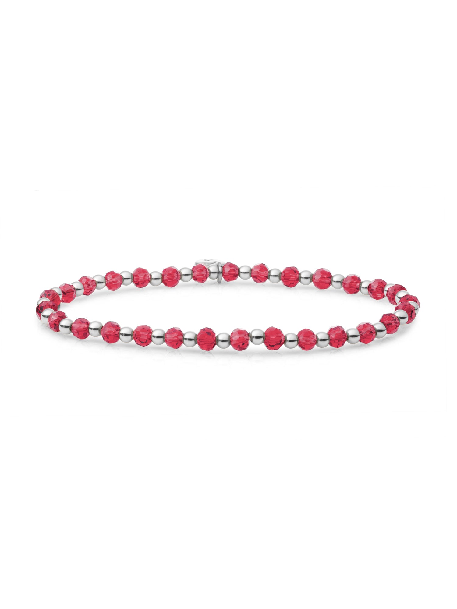 Interstellar Armband Fuchsia Quartz - Rhodium Plated
