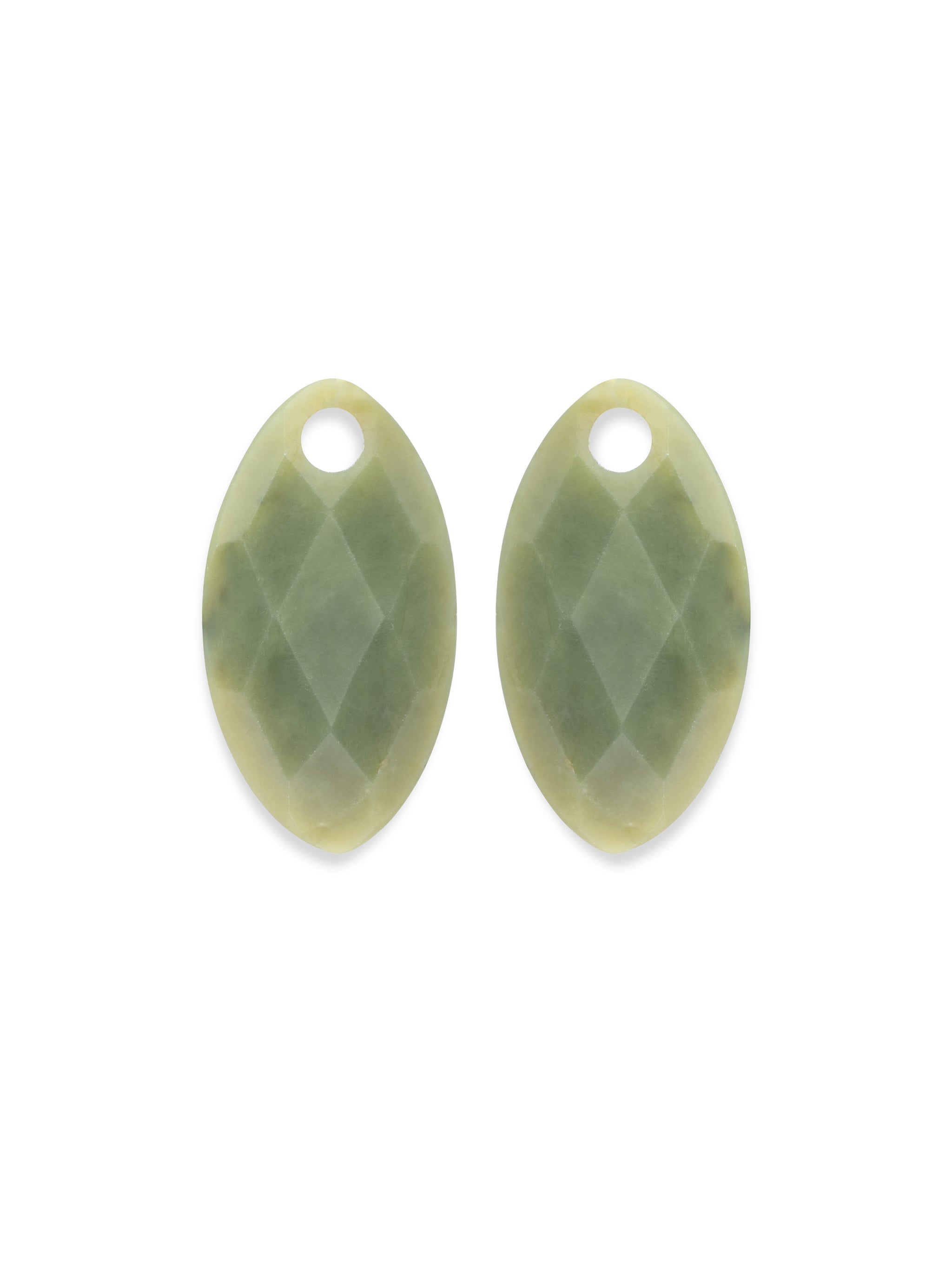 Oorbel Edelstenen Leaf Southern Jade - Oorbel Edelstenen Leaf Southern Jade