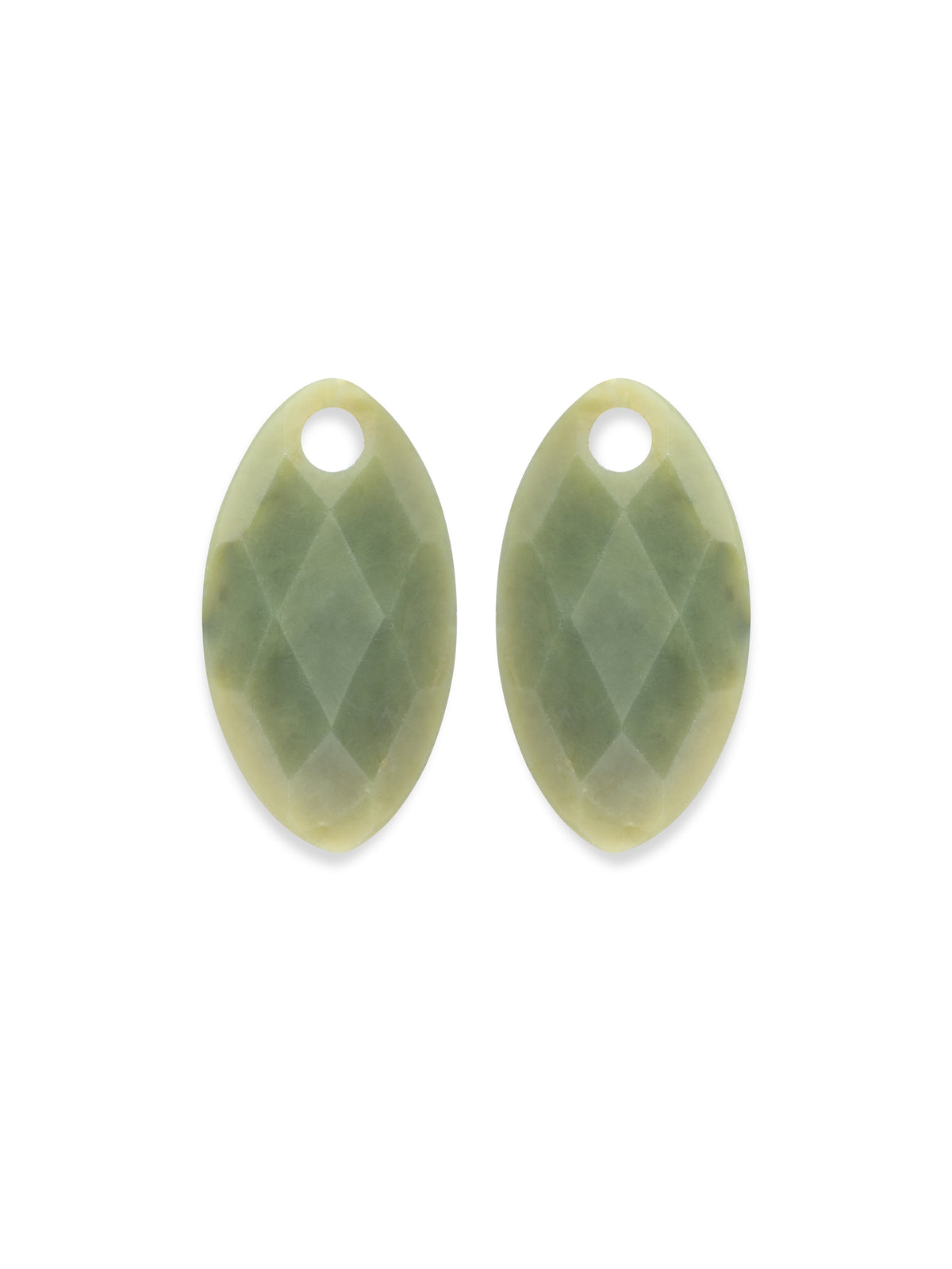 Oorbel Edelstenen Leaf Southern Jade - Oorbel Edelstenen Leaf Southern Jade