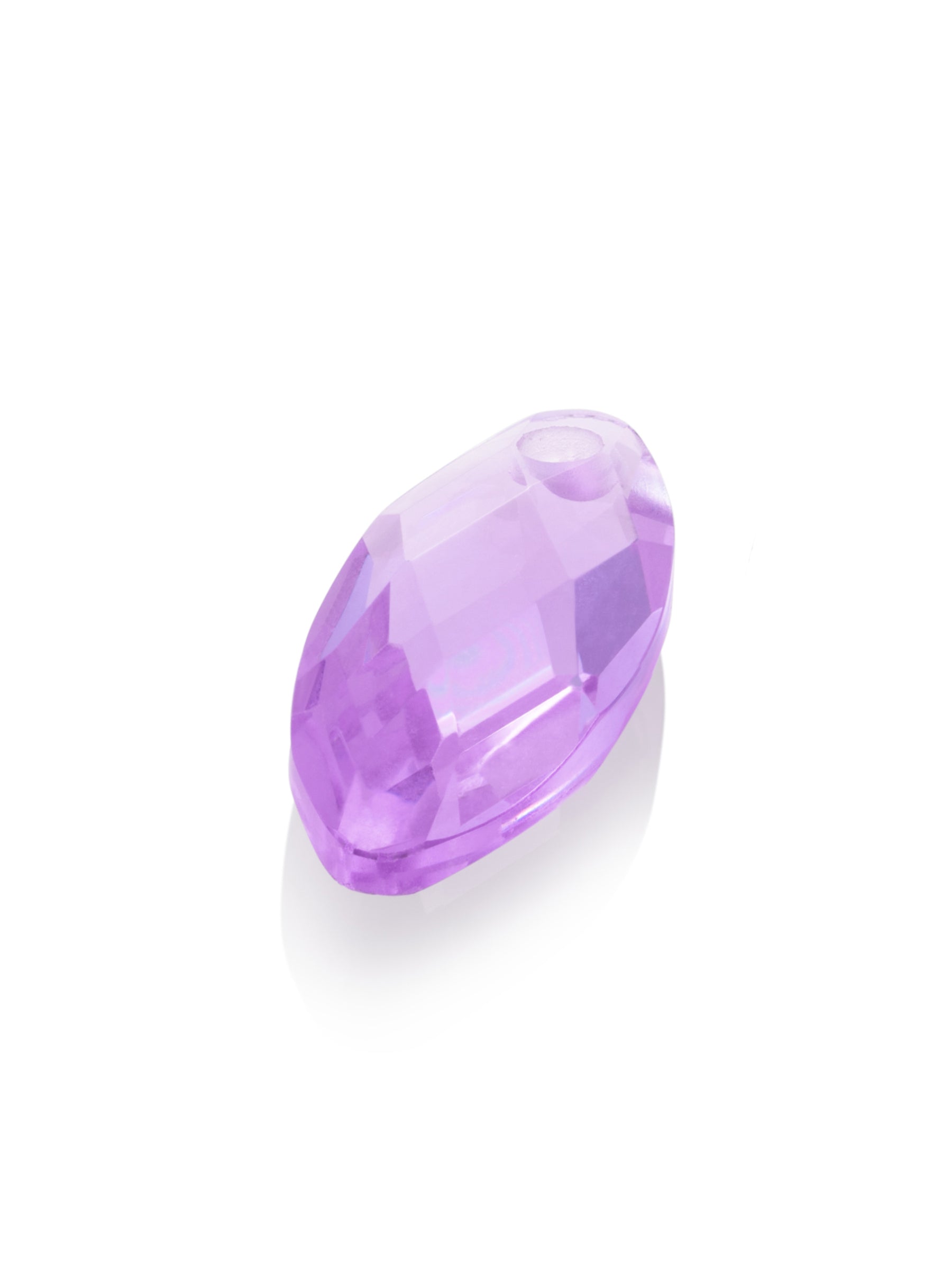 Pendant Edelsteen Leaf Violet Quartz - Pendant Edelsteen Leaf Violet Quartz