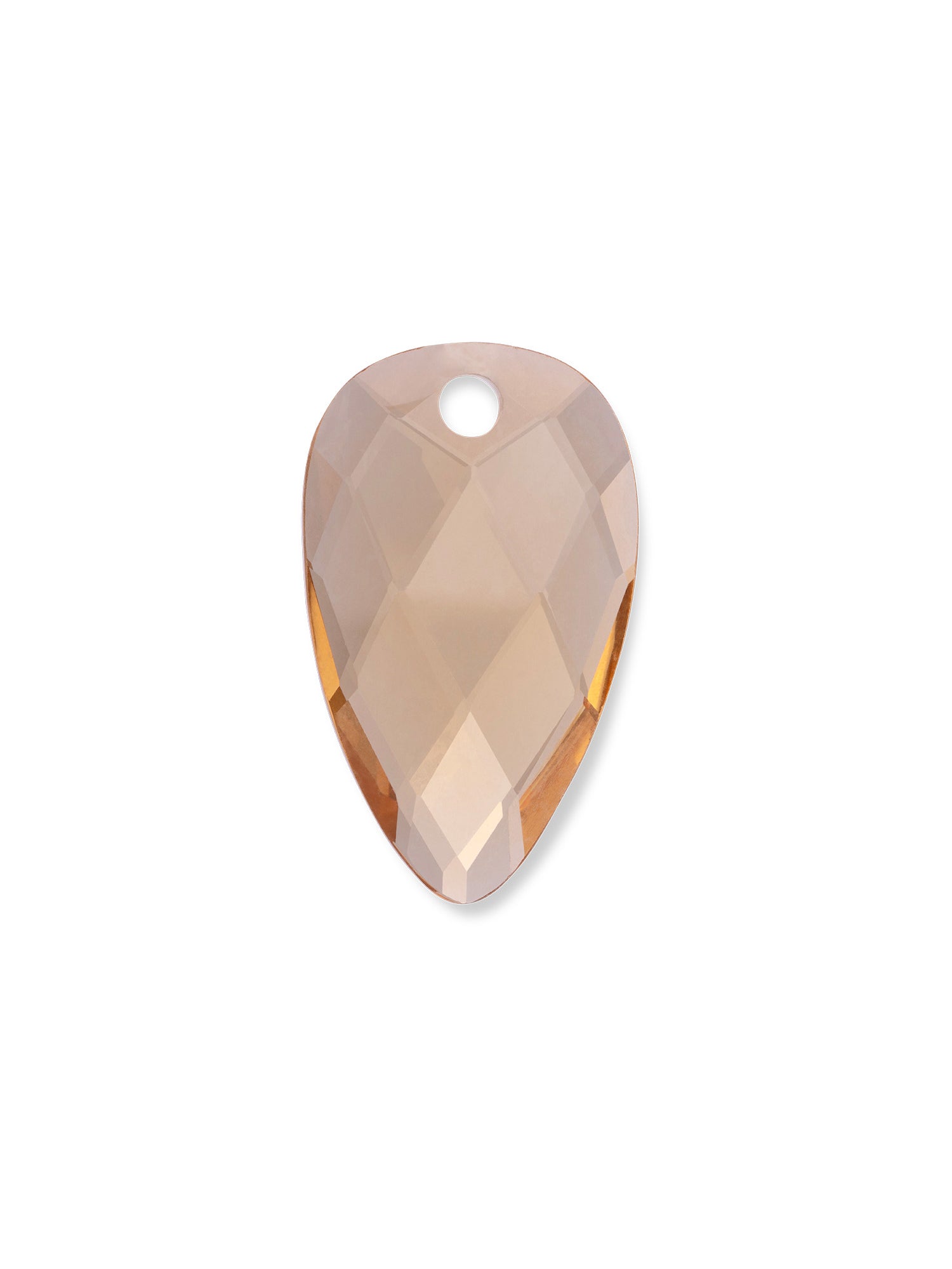 Pendant Edelsteen Blossom Light Gold Citrine Quartz - Pendant Edelsteen Blossom Light Gold Citrine Quartz