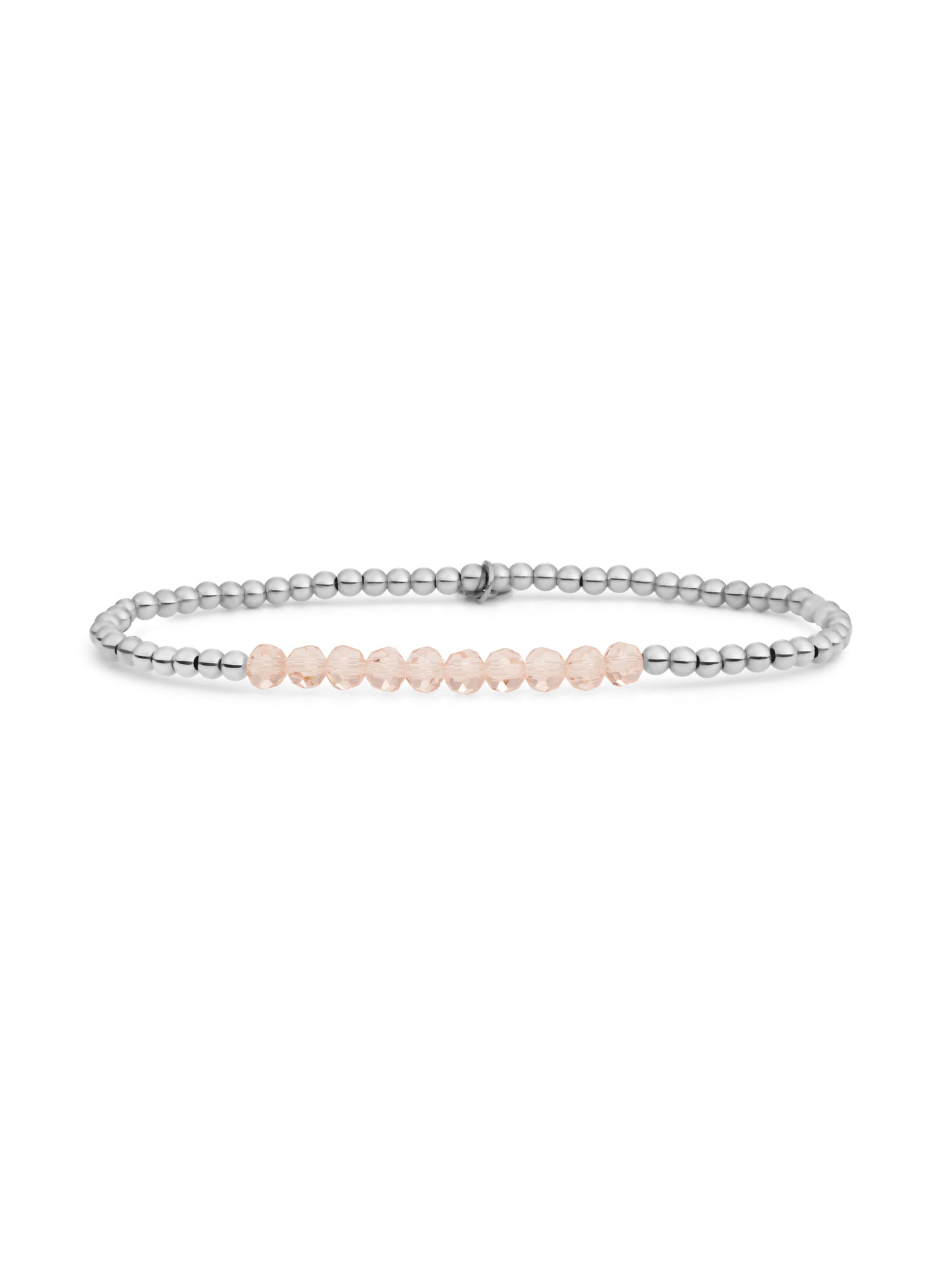 Universe Armband Champagne Quartz - Rhodium Plated