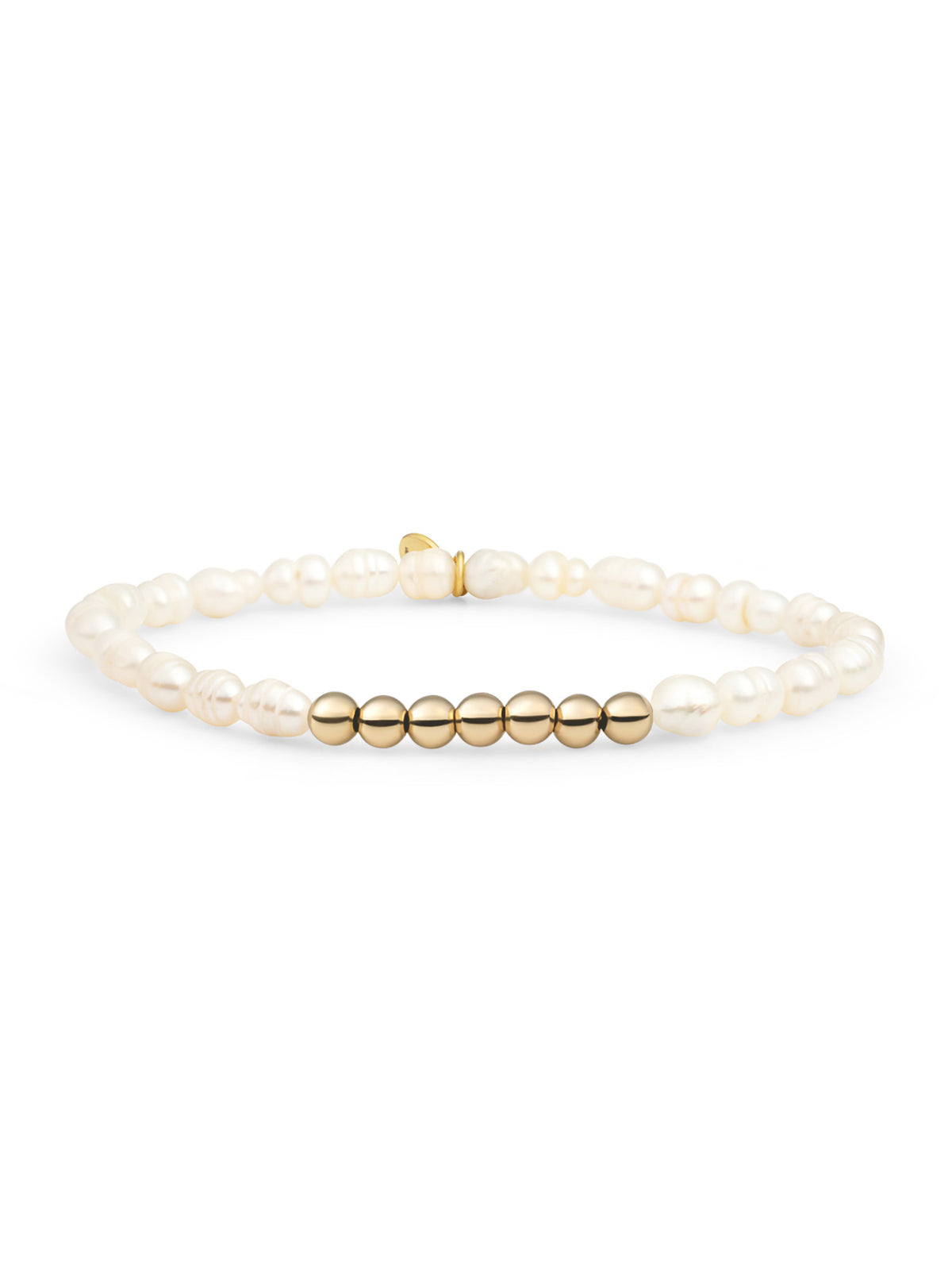 Reverse Universe Armband Pearl - Gold Plated
