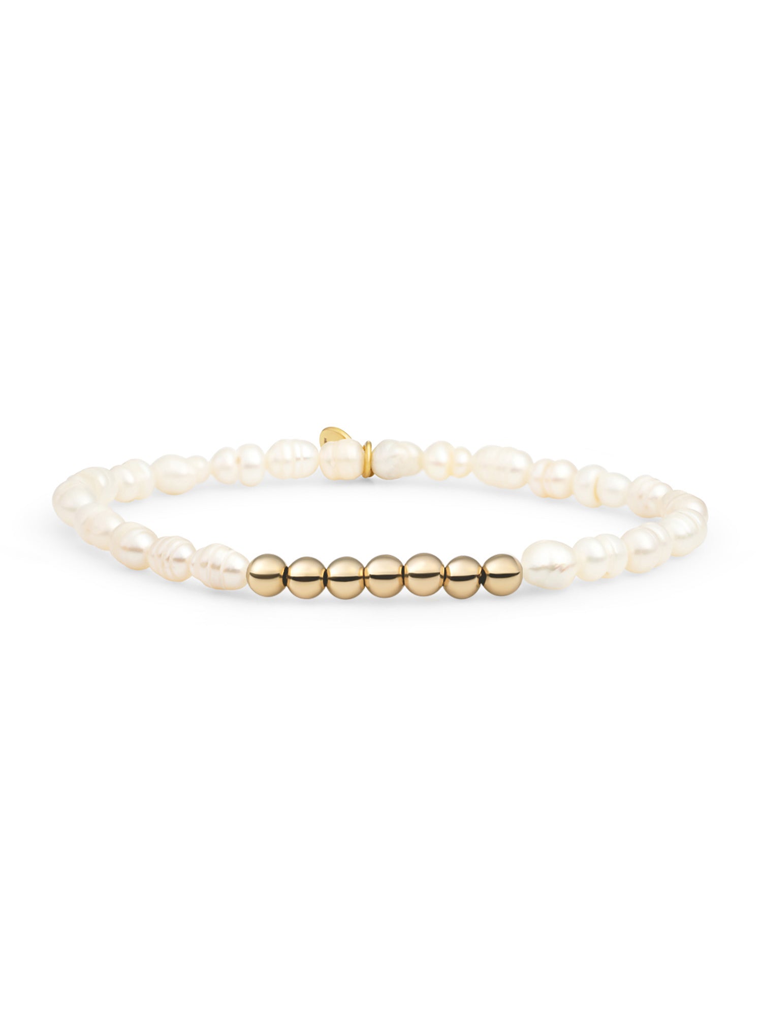 Reverse Universe Armband Pearl - Gold Plated