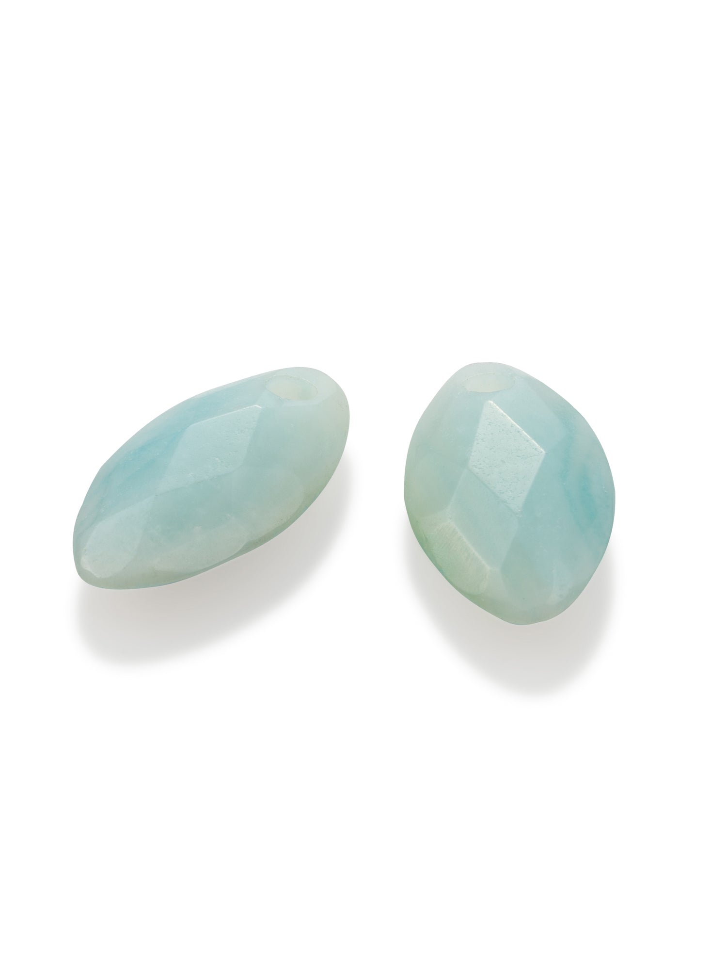 Oorbel Edelstenen Leaf Amazonite - Oorbel Edelstenen Leaf Amazonite