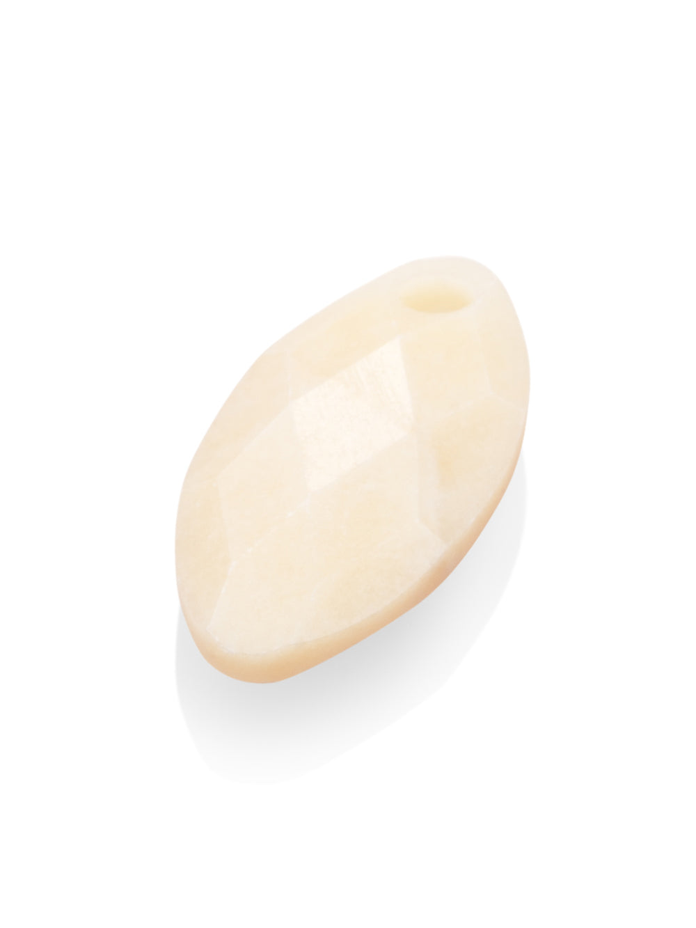 Pendant Edelsteen Leaf Beige Agate - Pendant Edelsteen Leaf Beige Agate