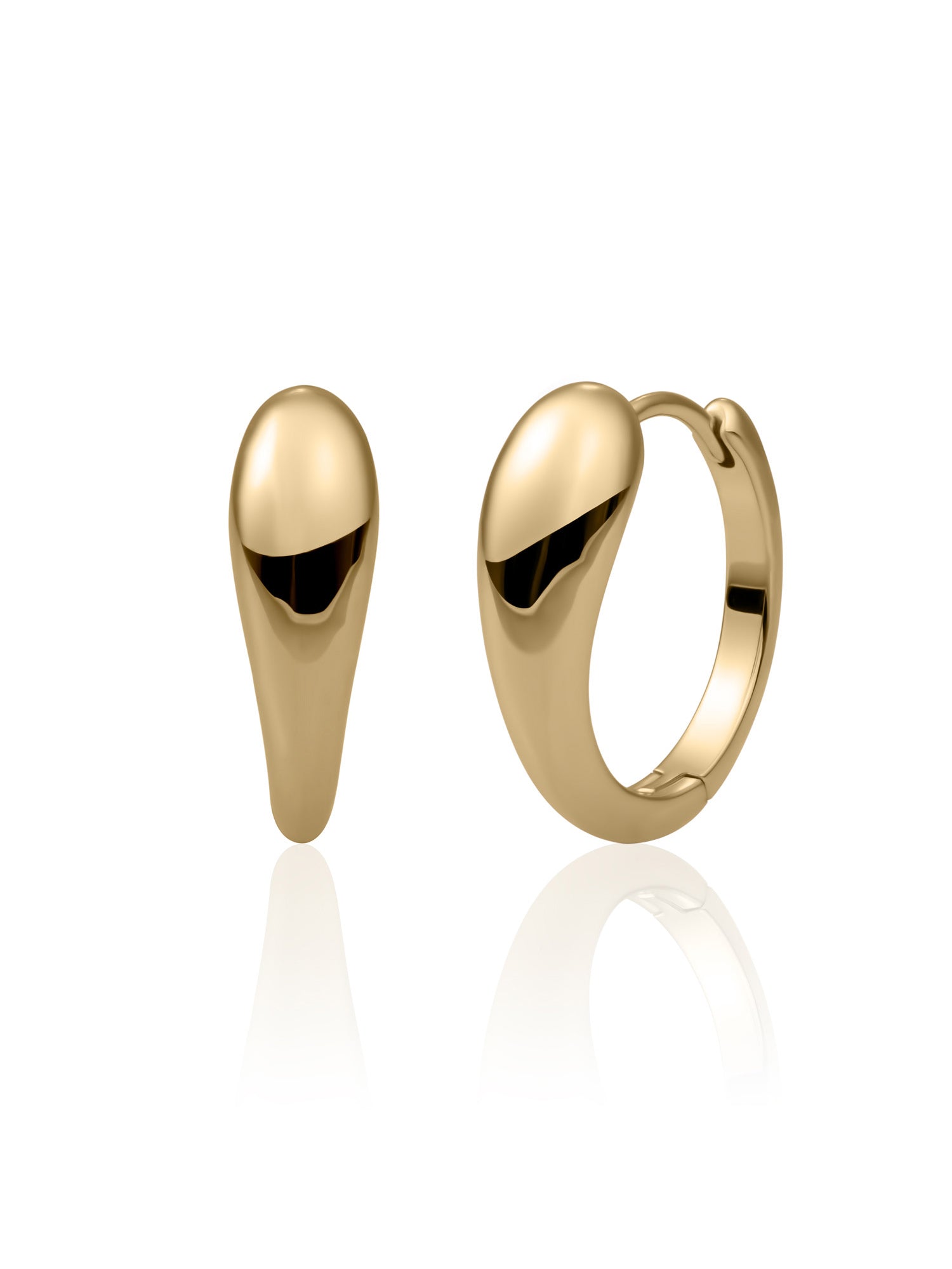 Bold Fuse Creolen - Gold Plated