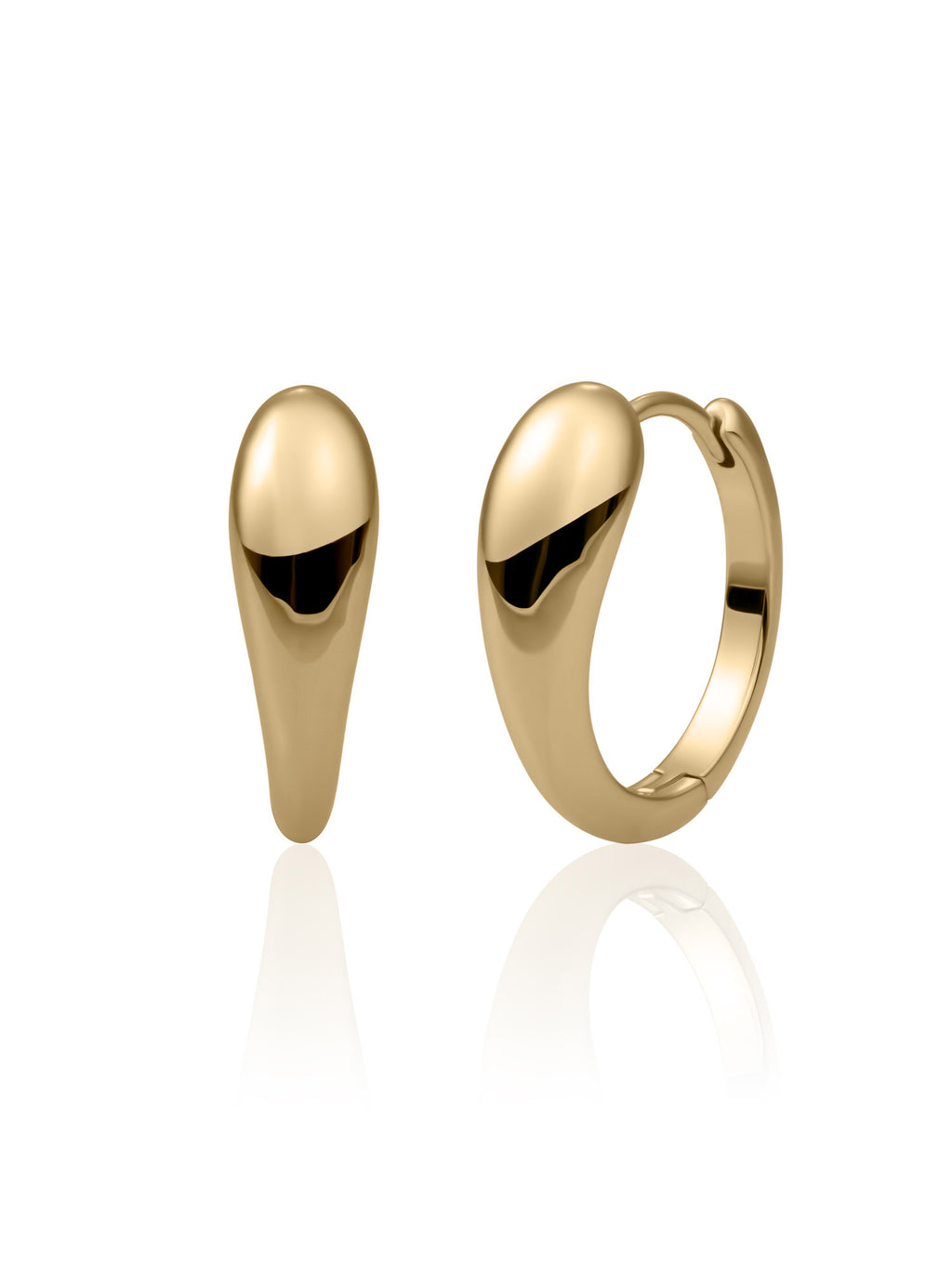 Bold Fuse Creolen - Gold Plated
