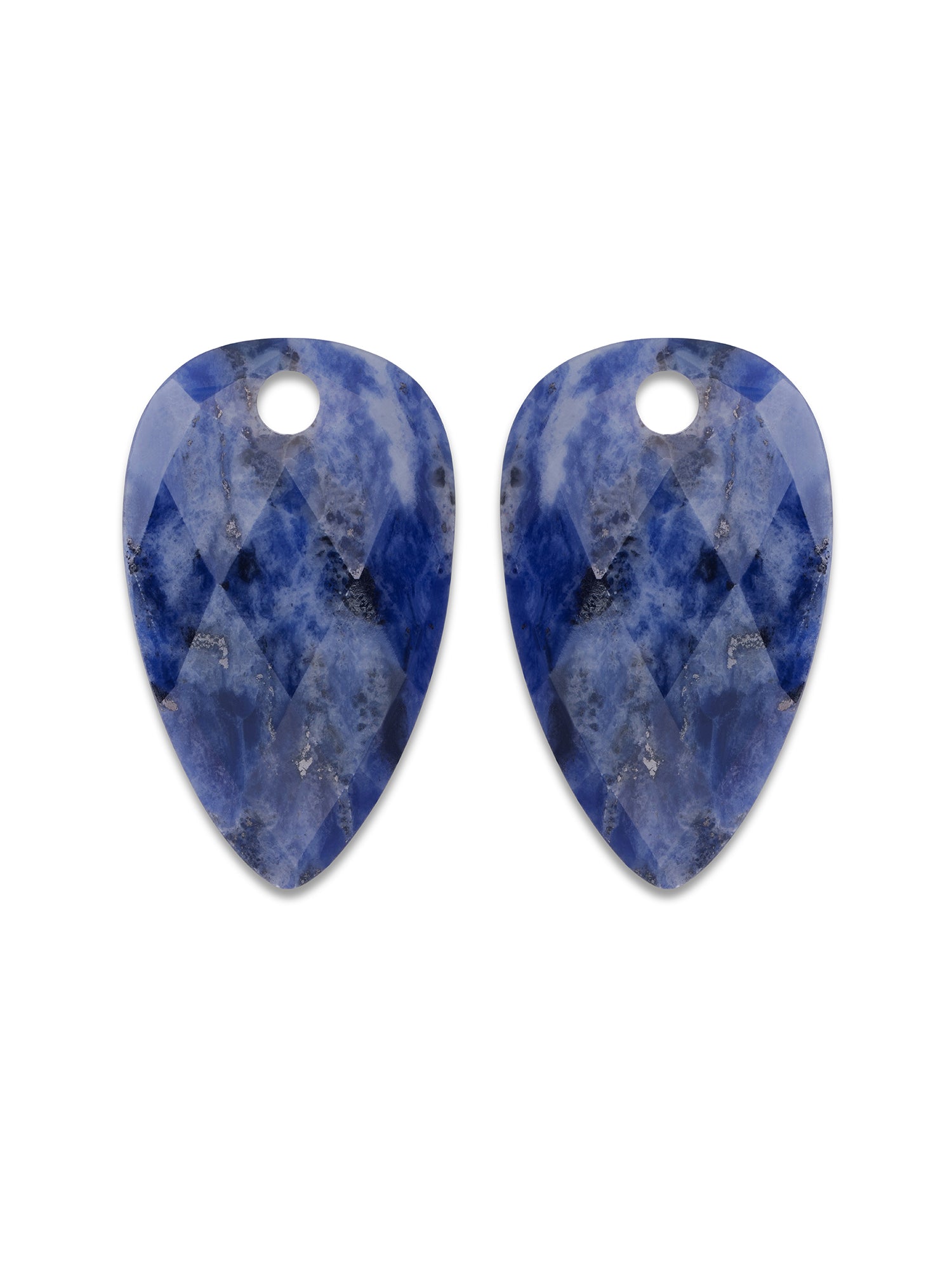 Oorbel Edelstenen Blossom Sodalite - Oorbel Edelstenen Blossom Sodalite