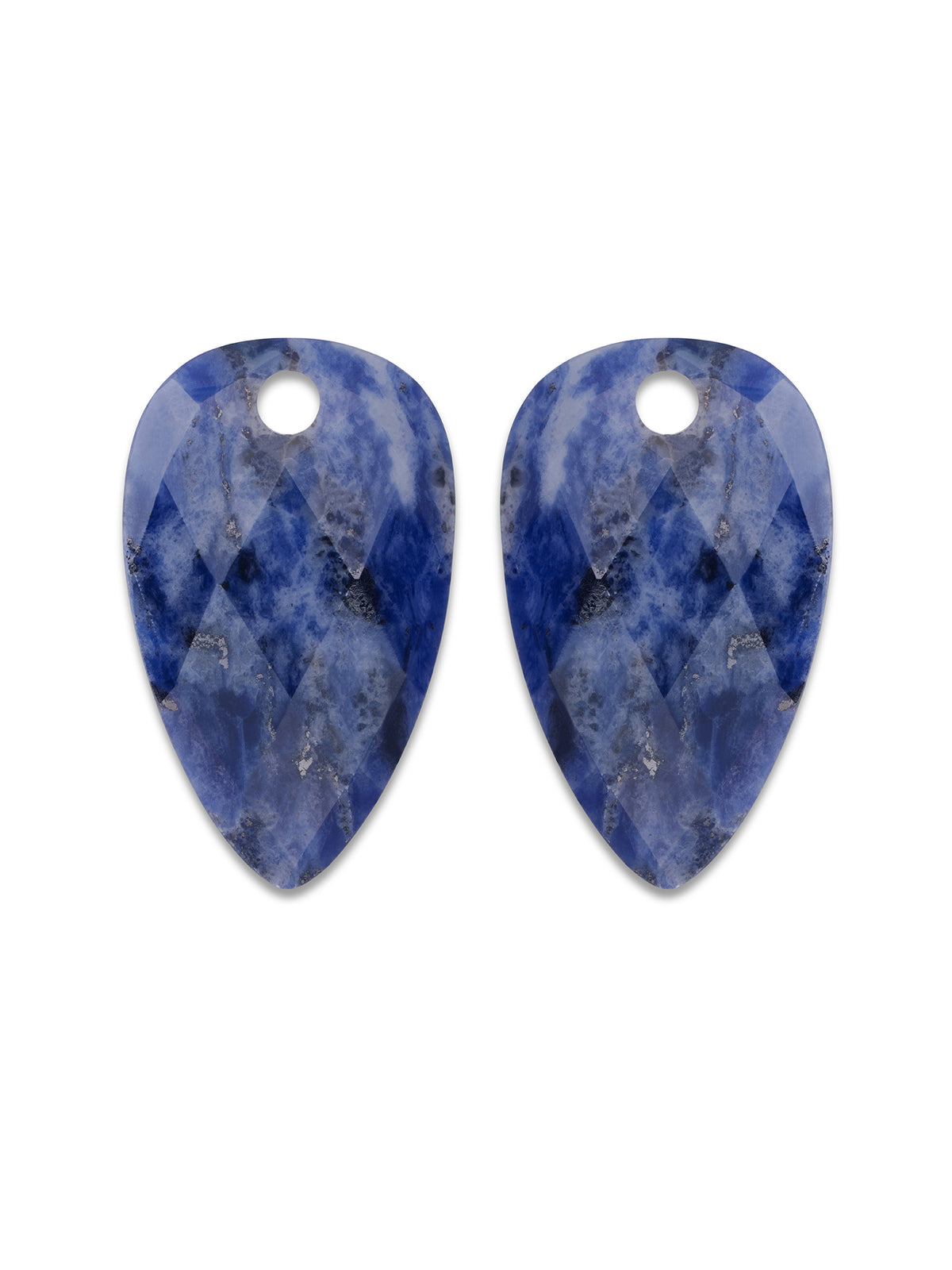 Oorbel Edelstenen Blossom Sodalite - Oorbel Edelstenen Blossom Sodalite