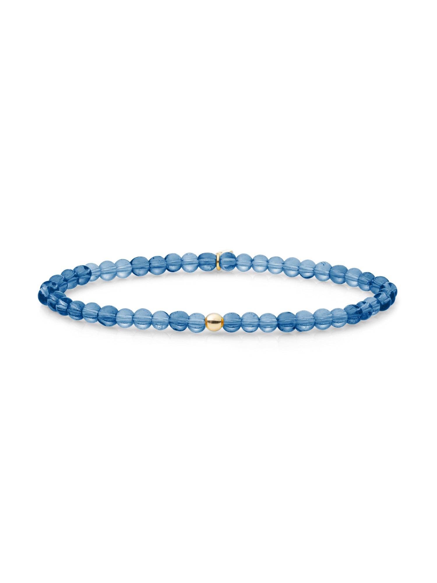Saturn Armband Small Topaz Quartz - Gold Plated