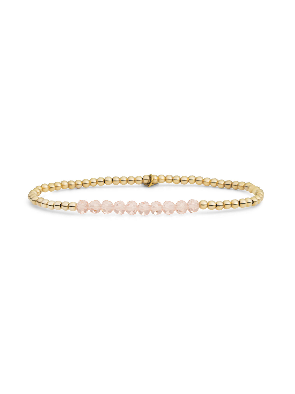 Universe Armband Champagne Quartz - Gold Plated