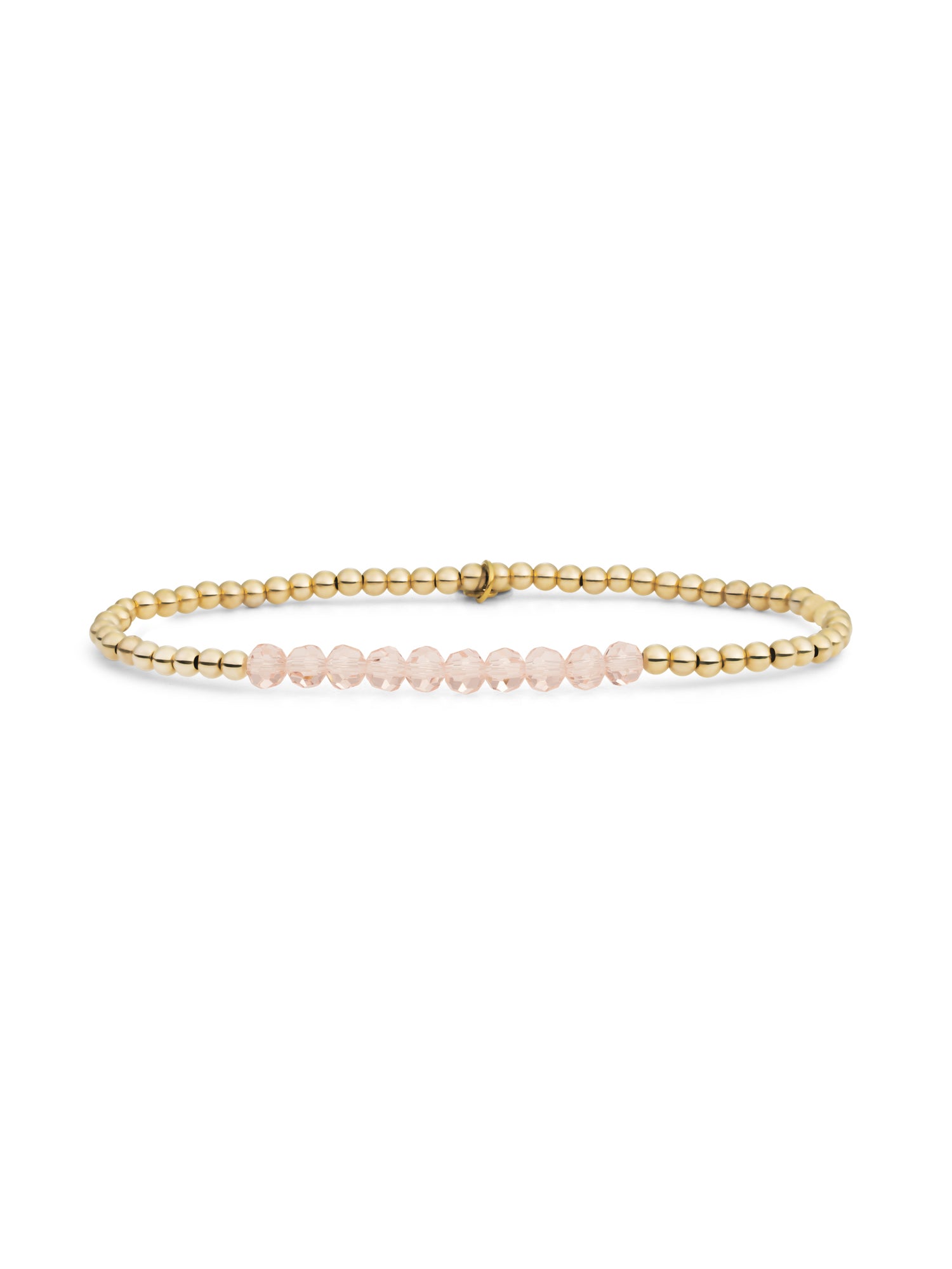 Universe Armband Champagne Quartz - Gold Plated