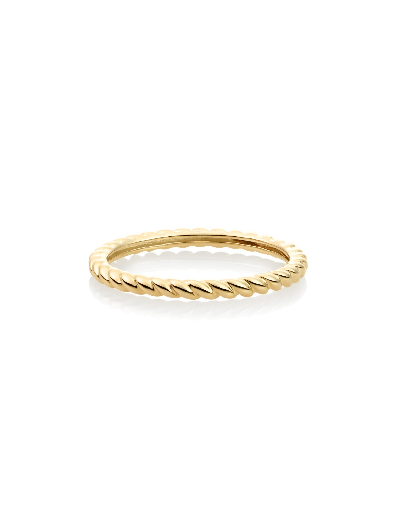 Twist Ring Additional 9K Goud