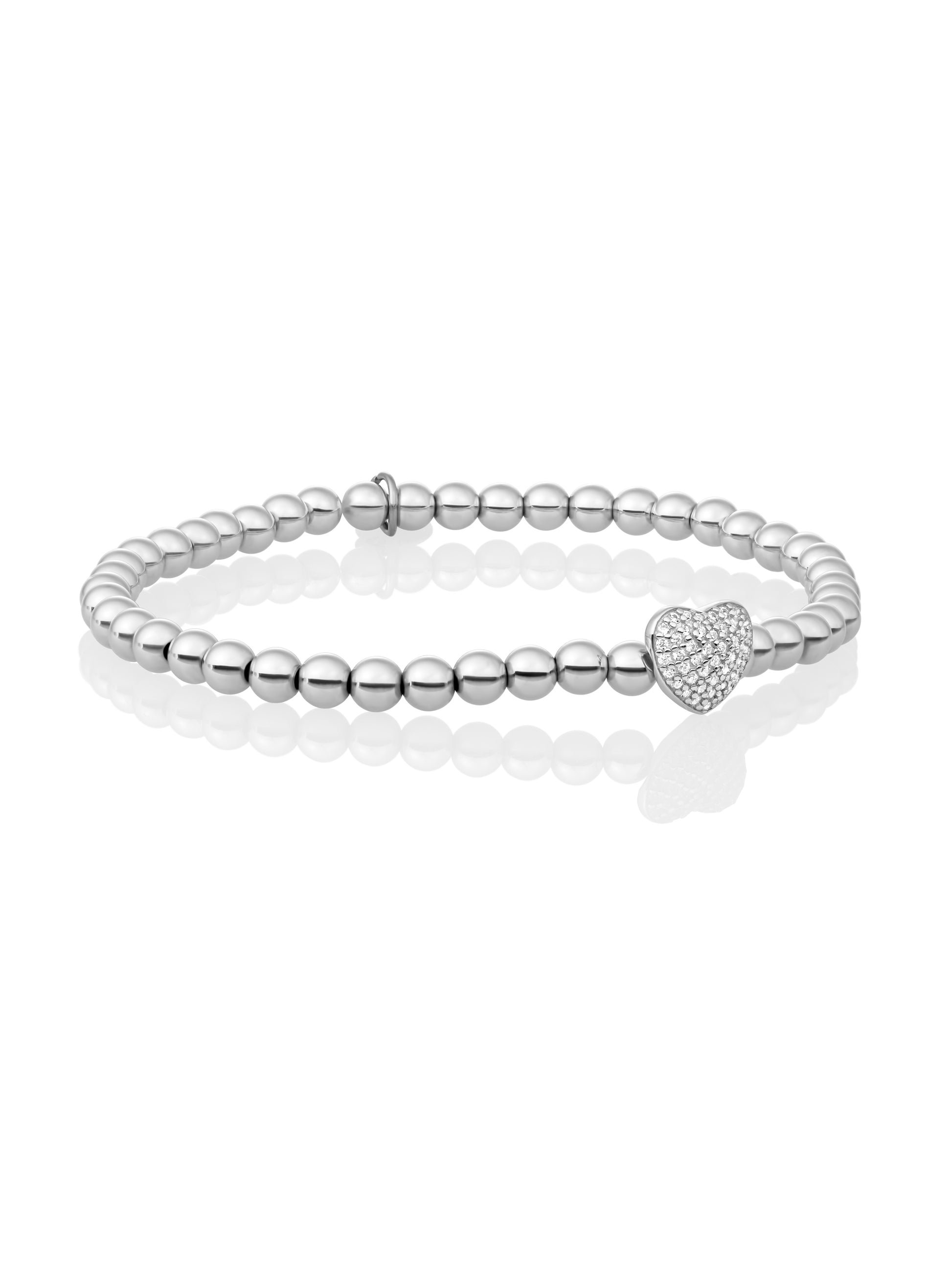 Heart Disc Armband Zirconia