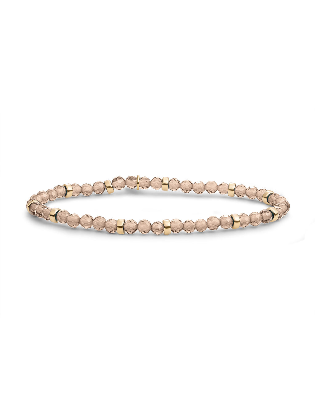Roundel Interstellar Armband Light Citrine Quartz - Gold Plated