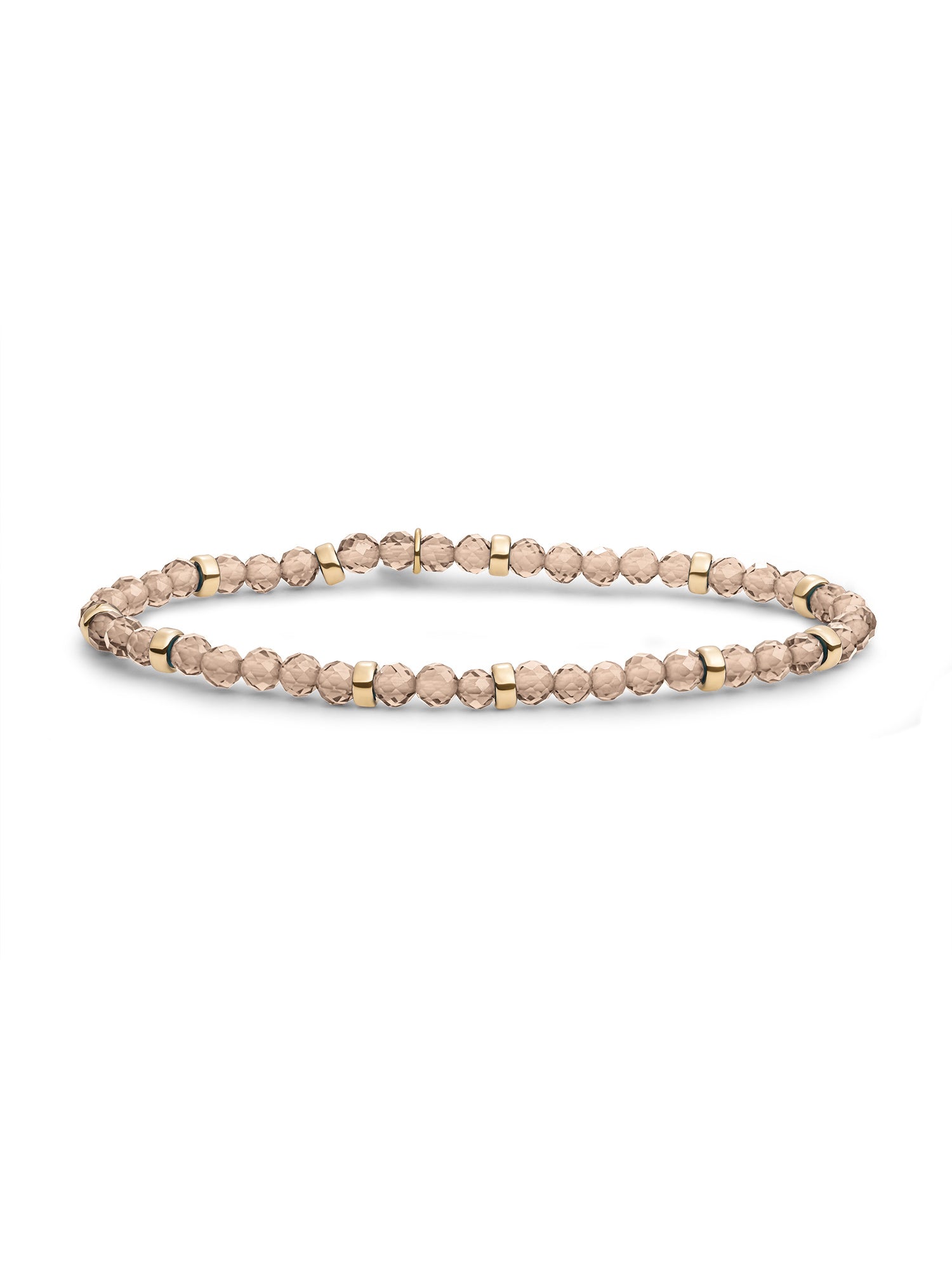 Roundel Interstellar Armband Light Citrine Quartz - Gold Plated