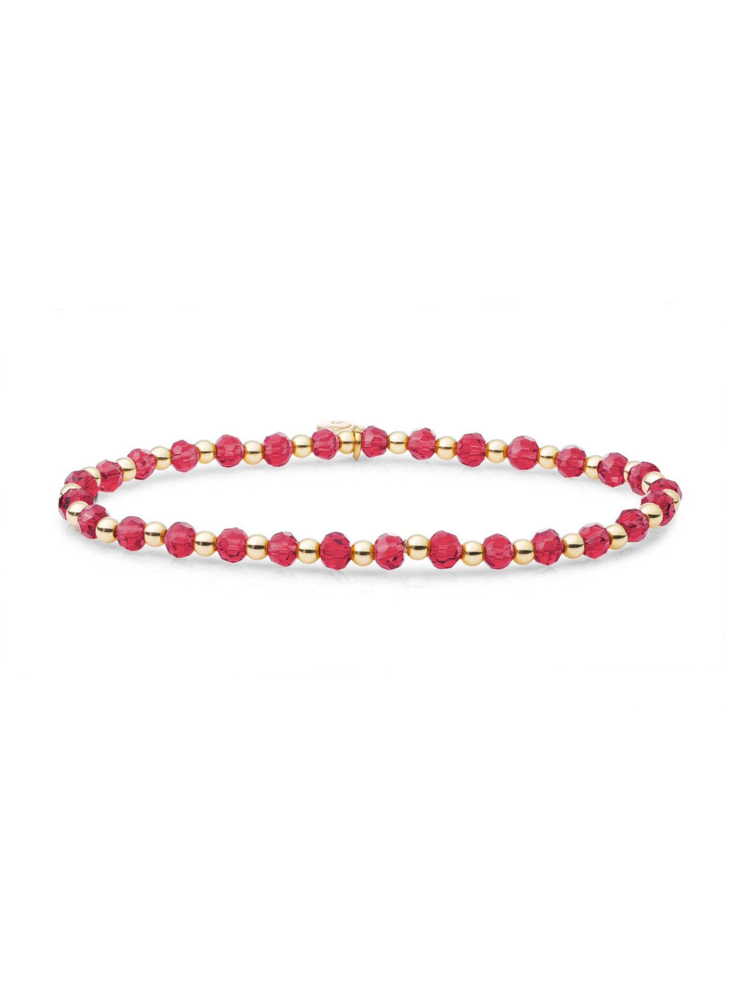 Interstellar Armband Fuchsia Quartz - Gold Plated