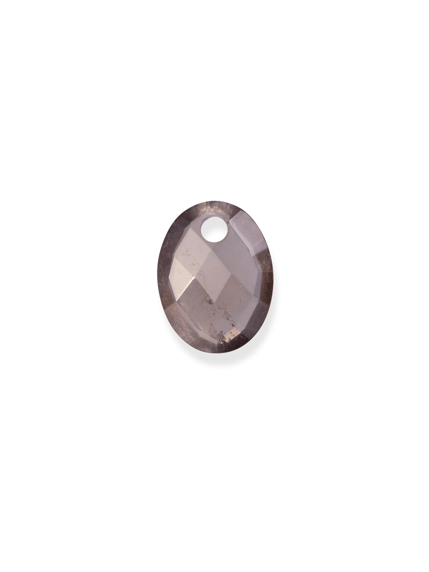Pendant Edelsteen Medium Oval Smoky Quartz - Pendant Edelsteen Medium Oval Smoky Quartz