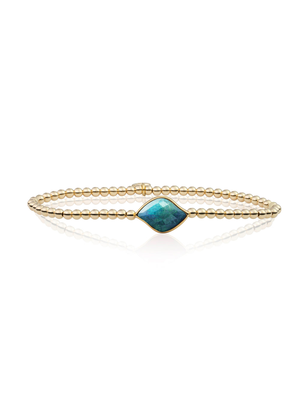 Blossom Armband Labradorite - 0.00 / 0.00 / Gold Plated
