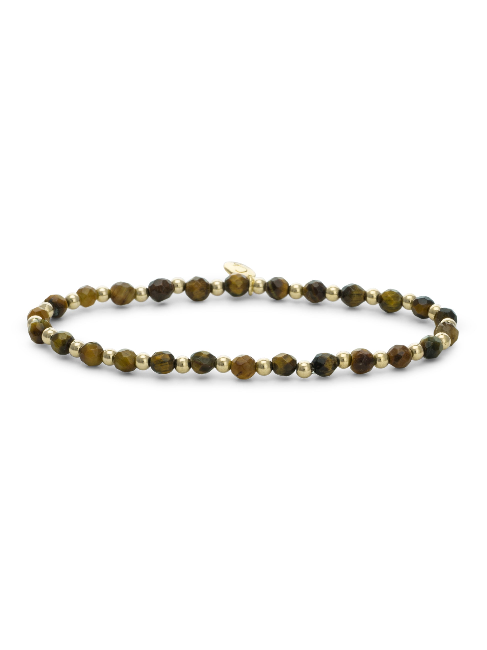 Interstellar Armband Tiger Eye - Gold Plated