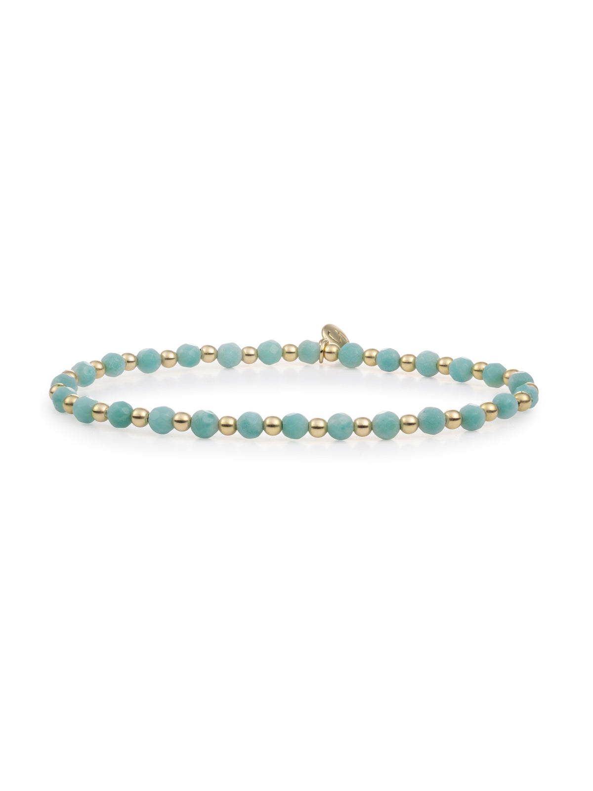 Interstellar Armband Amazonite - Gold Plated