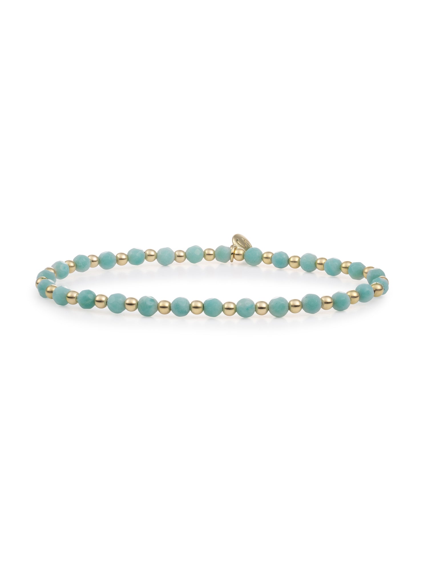 Interstellar Armband Amazonite - Gold Plated