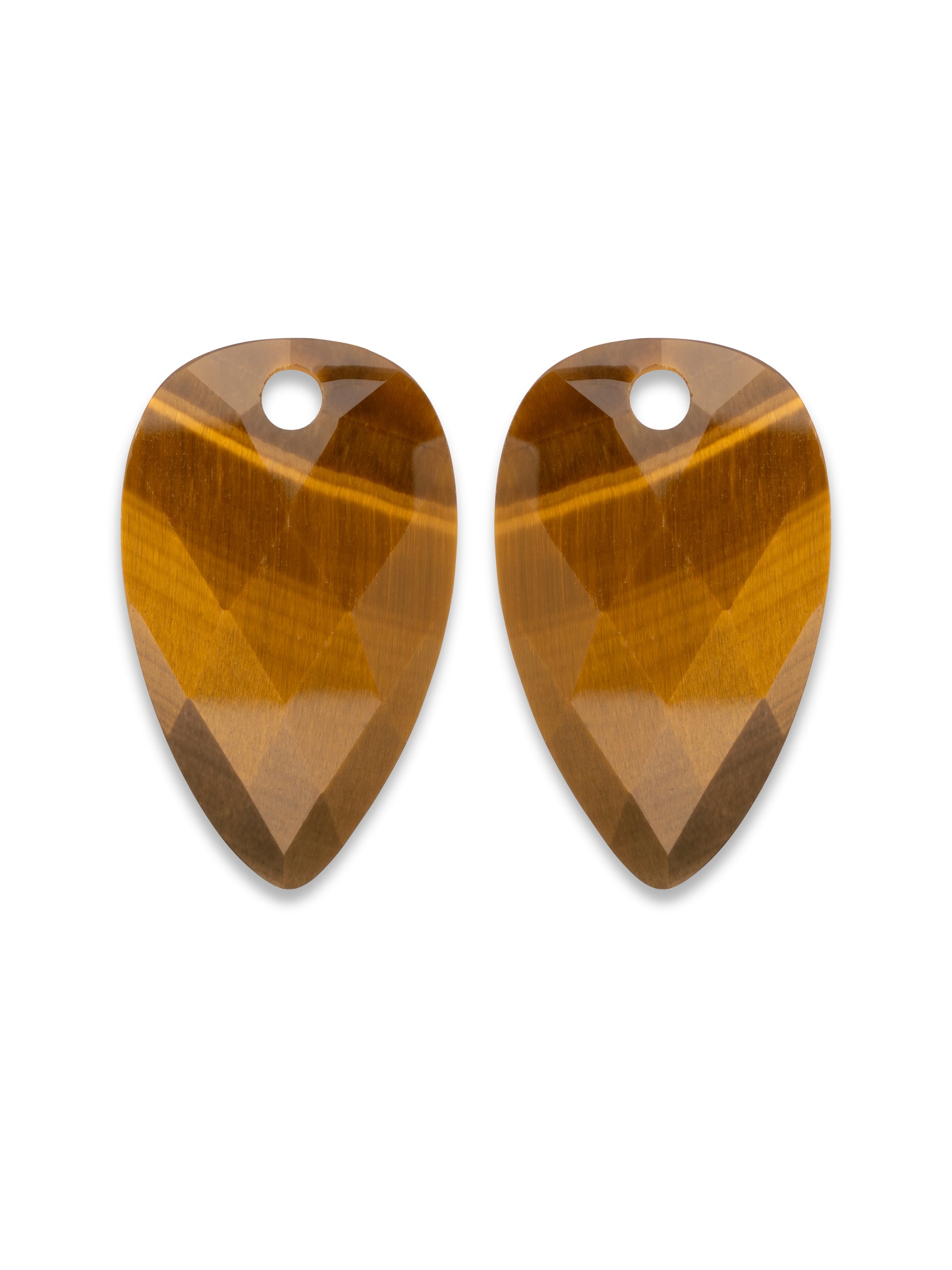 Oorbel Edelstenen Blossom Tiger Eye - Oorbel Edelstenen Blossom Tiger Eye