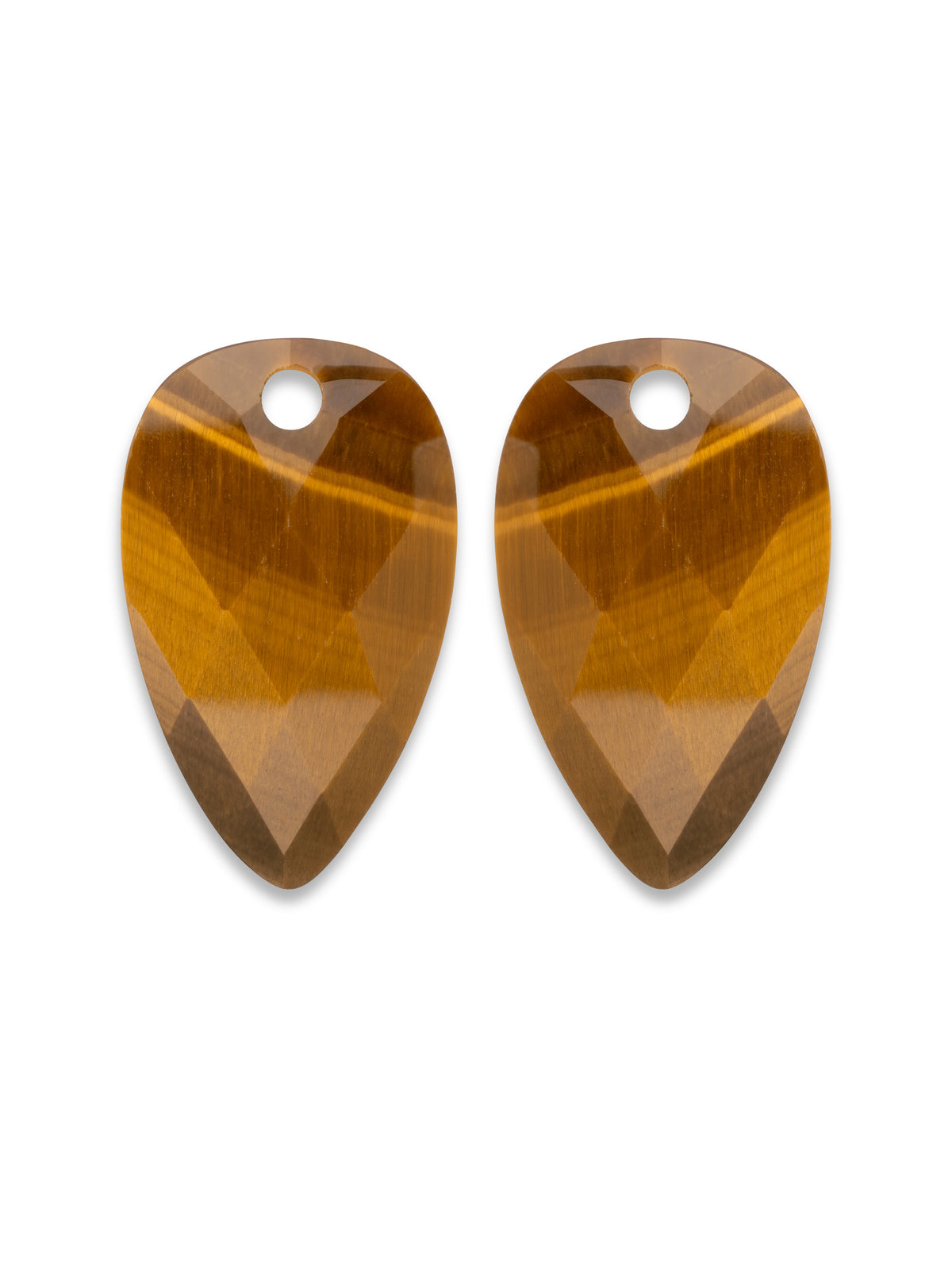 Oorbel Edelstenen Blossom Tiger Eye - Oorbel Edelstenen Blossom Tiger Eye