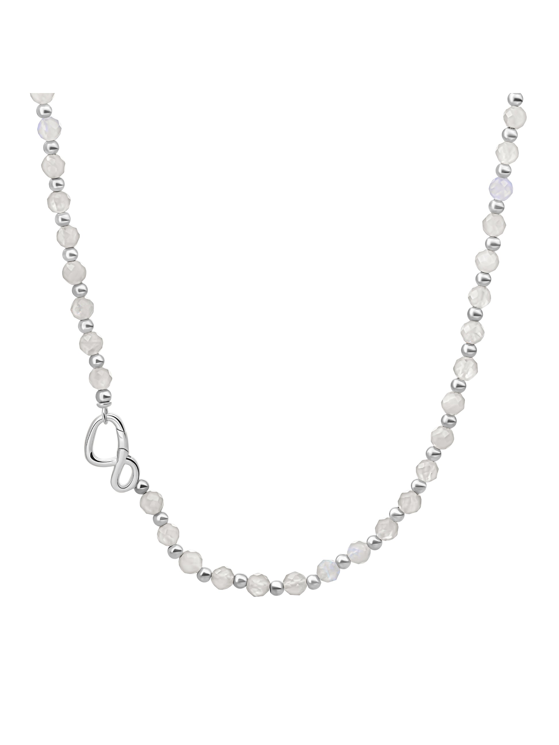 Link Ketting Moonstone Zilver - 45cm