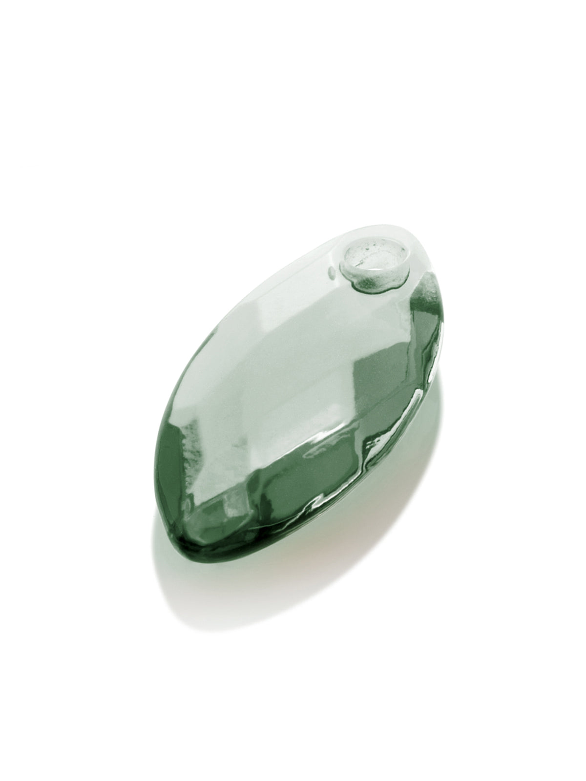 Pendant Edelsteen Leaf Green Amethyst - Pendant Edelsteen Leaf Green Amethyst