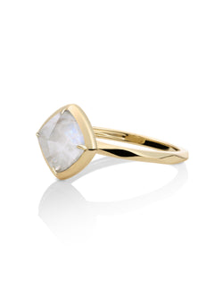 Edge Ring Moonstone 9K Goud - 50