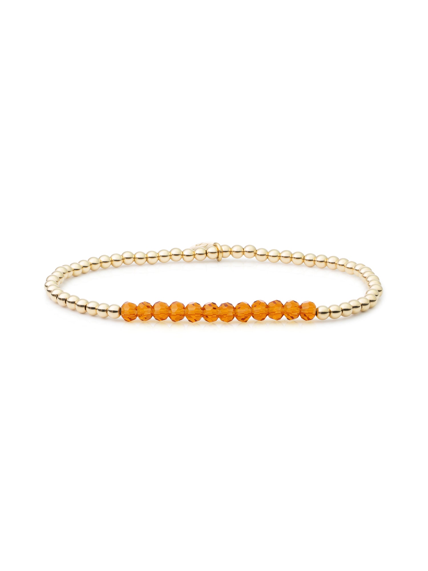 Universe Armband Citrine Quartz - Gold Plated