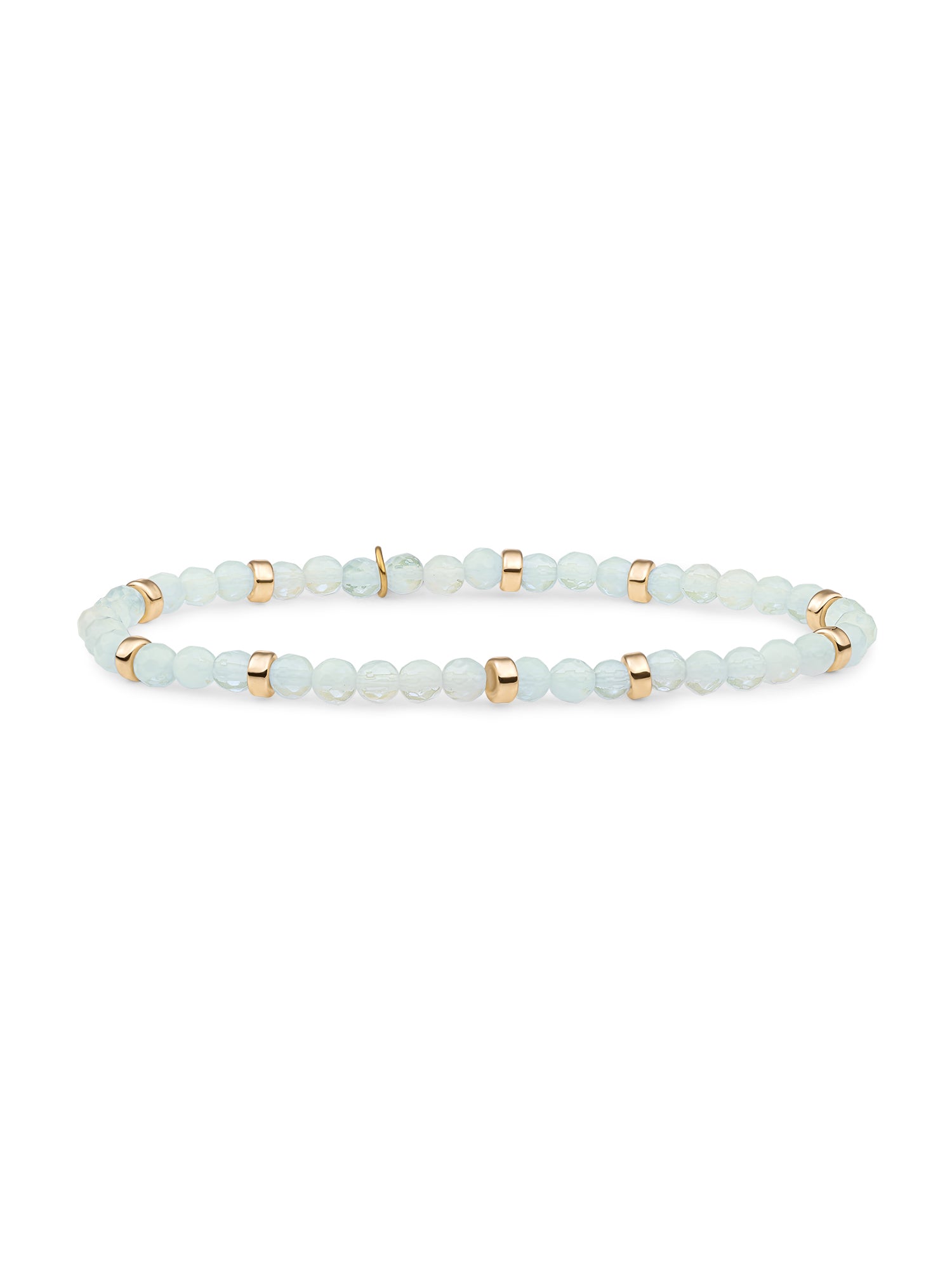 Roundel Interstellar Armband Opalite - Gold Plated